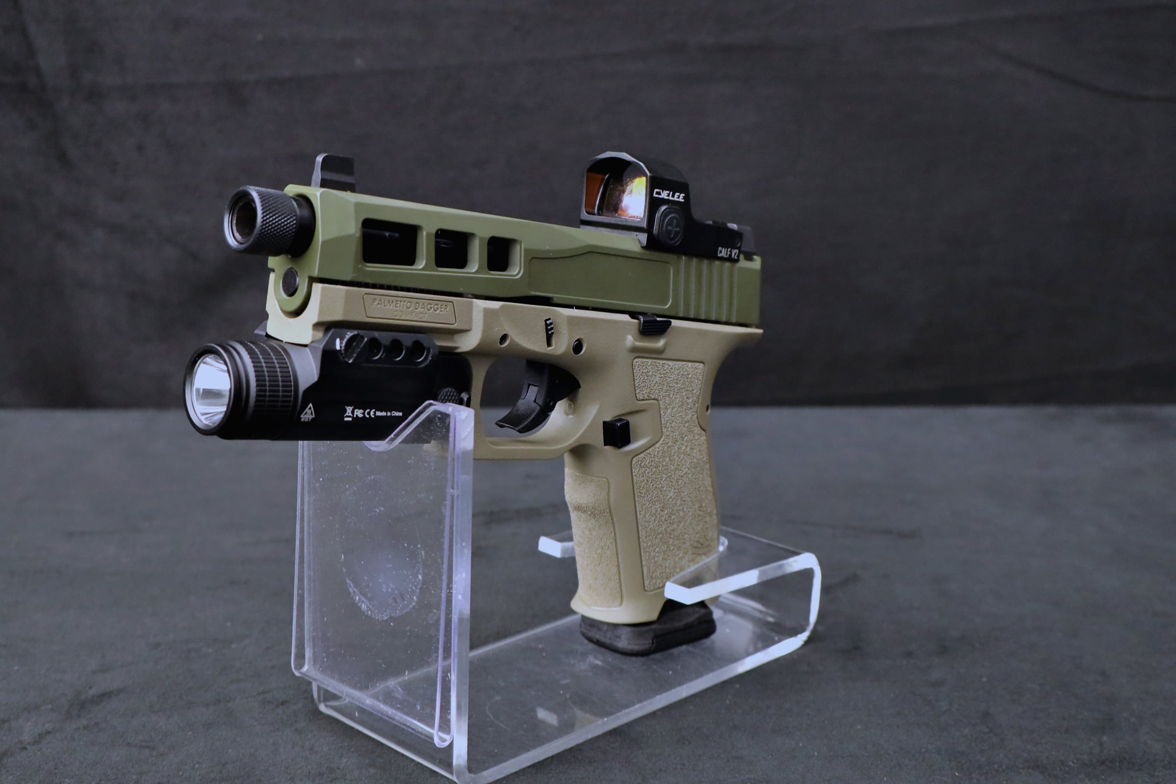 Palmetto State Armory Dagger Compact 9mm w/ Red Dot Light & Case-img-22