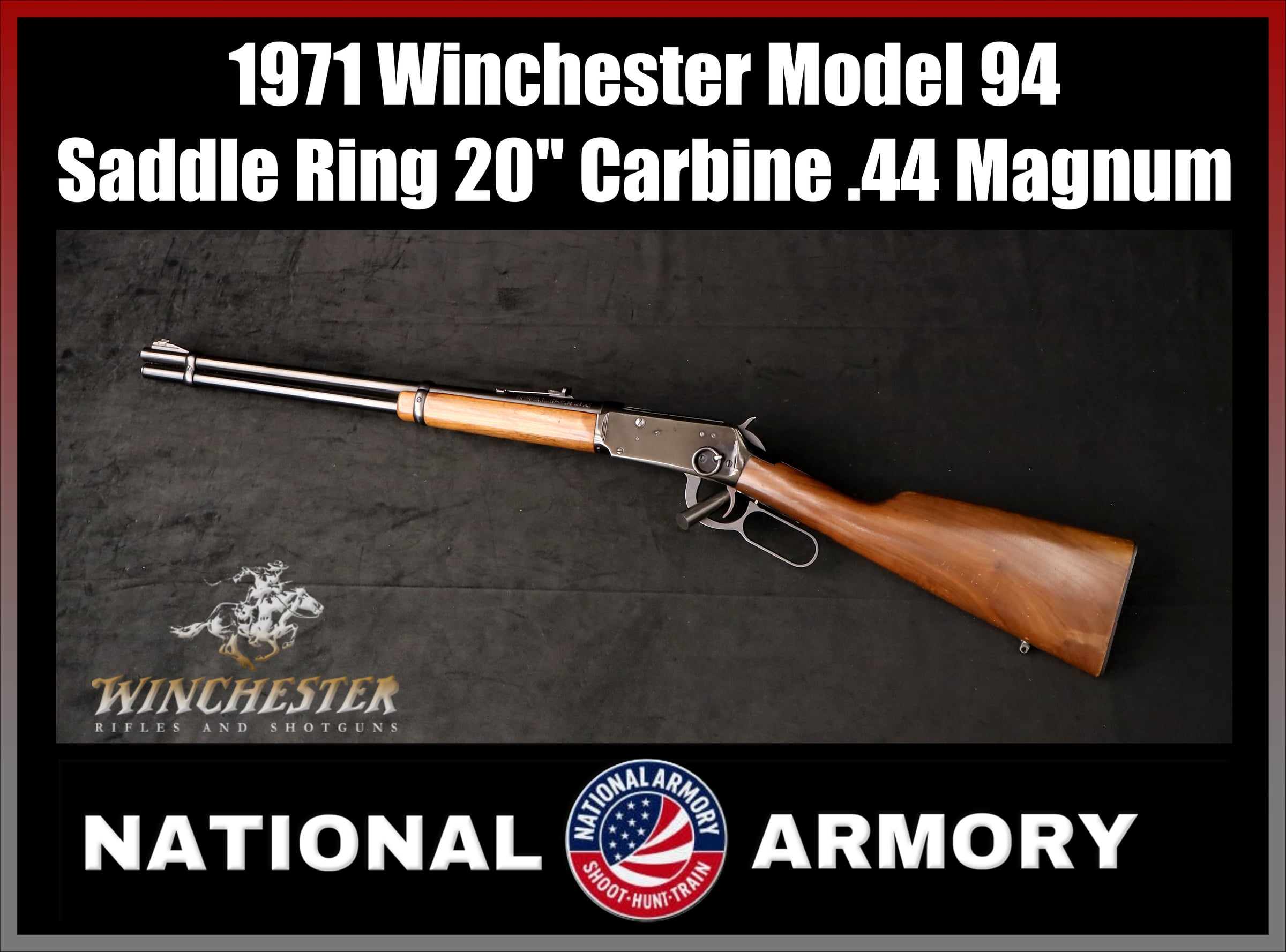 1971 Winchester Model 94 Saddle Ring Carbine .44 Magnum 20" SRC-img-0