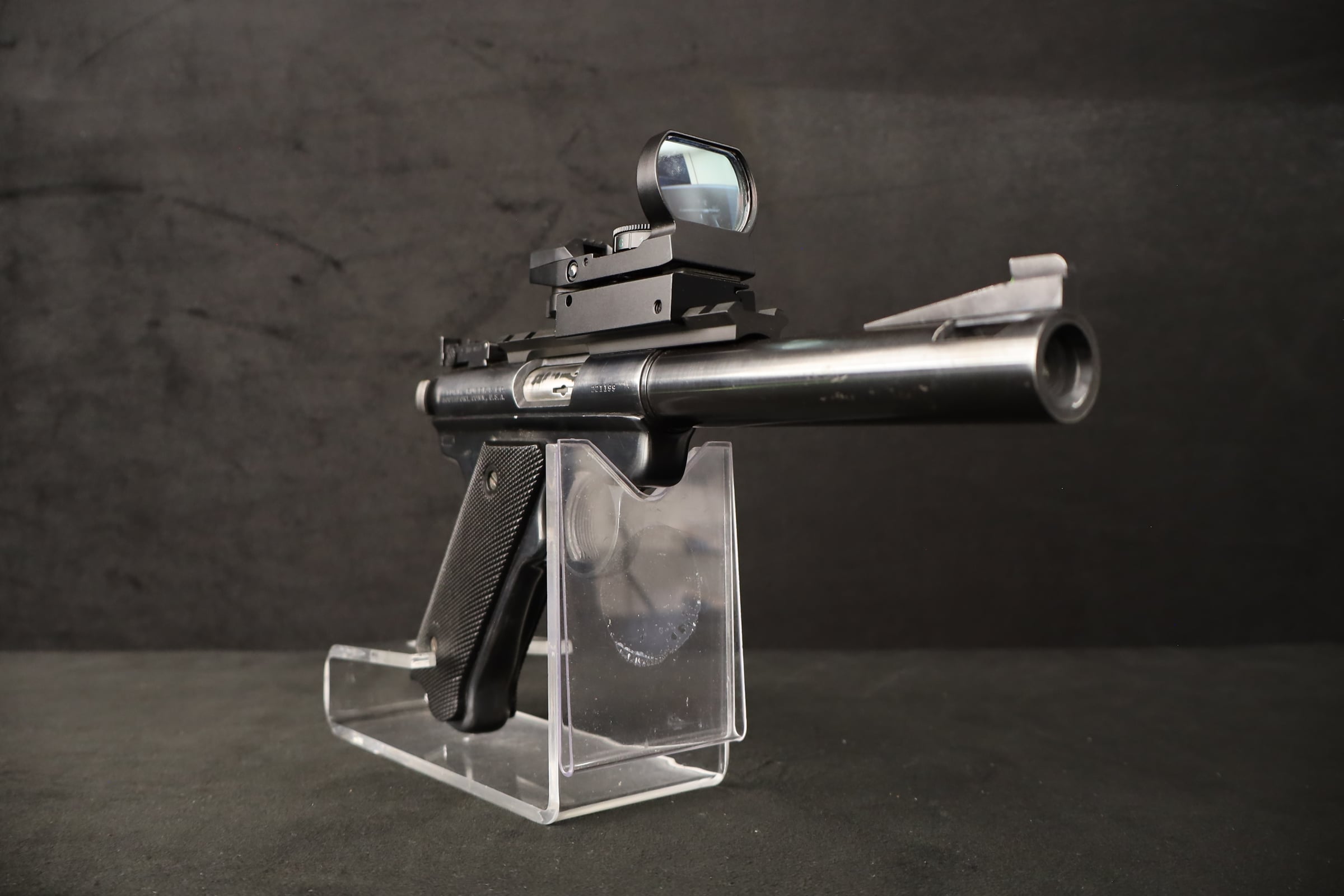 1962 Ruger Custom .22 LR 6.5" BBL J.E. Clark Bull Barrel MCGRGD Reflex-img-22