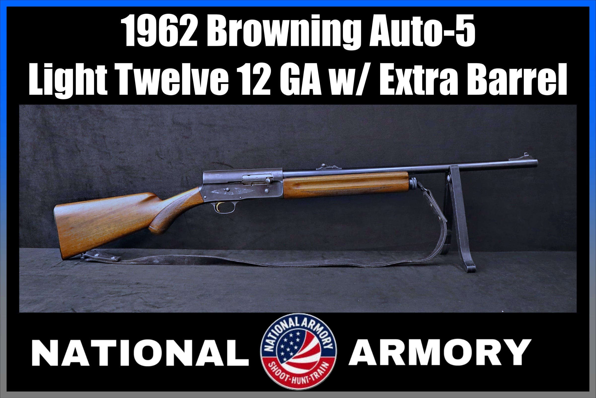 1962 Browning Auto-5 Light Twelve A5 12 GA w/ Extra Barrel-img-0