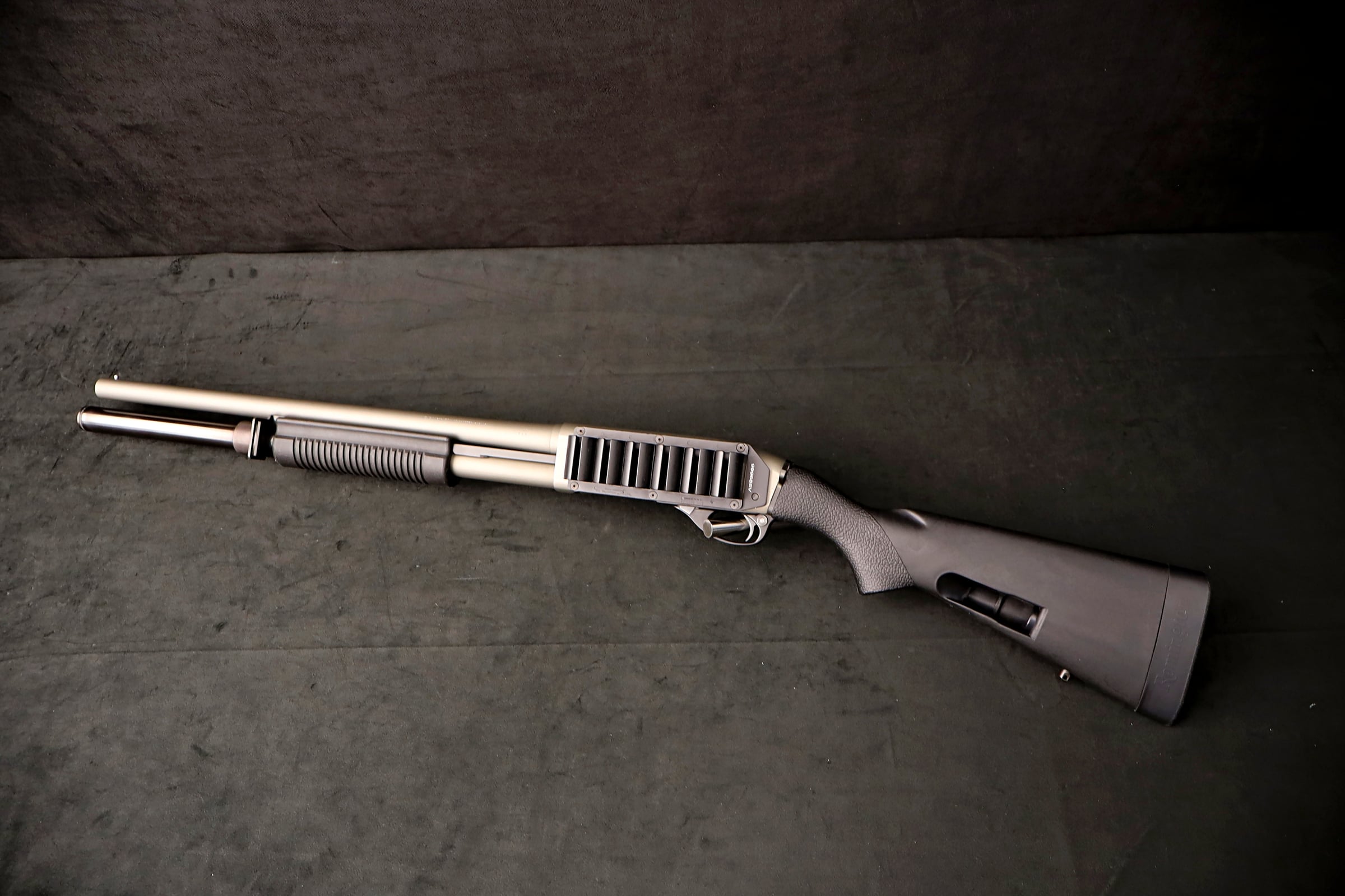 1968 Remington 870 Wingmaster 12 Ga Pump Shotgun 18.5" Cerakote Side Saddle-img-1