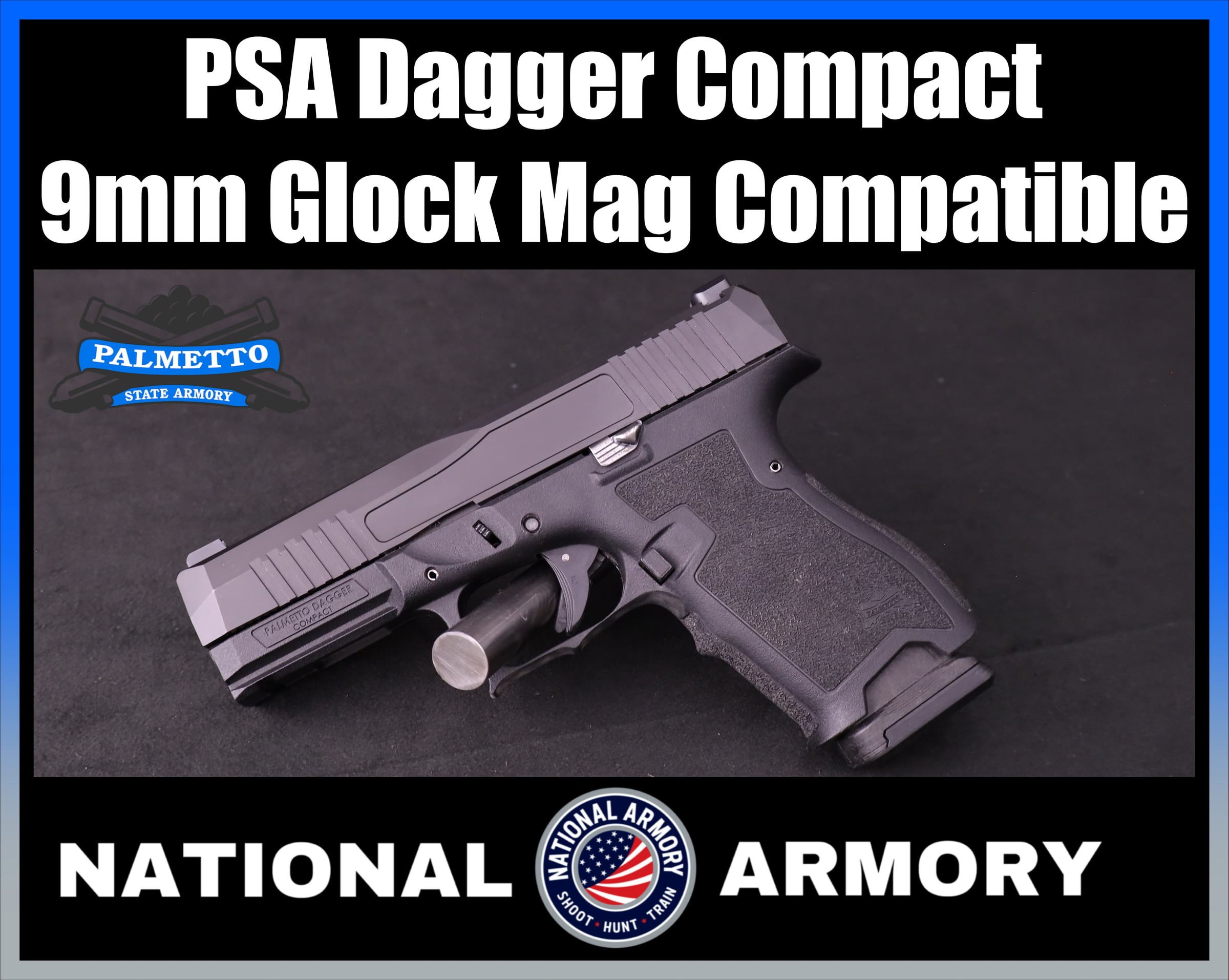 Palmetto State Armory Dagger Compact 9mm Glock 19 Clone PSA-img-0