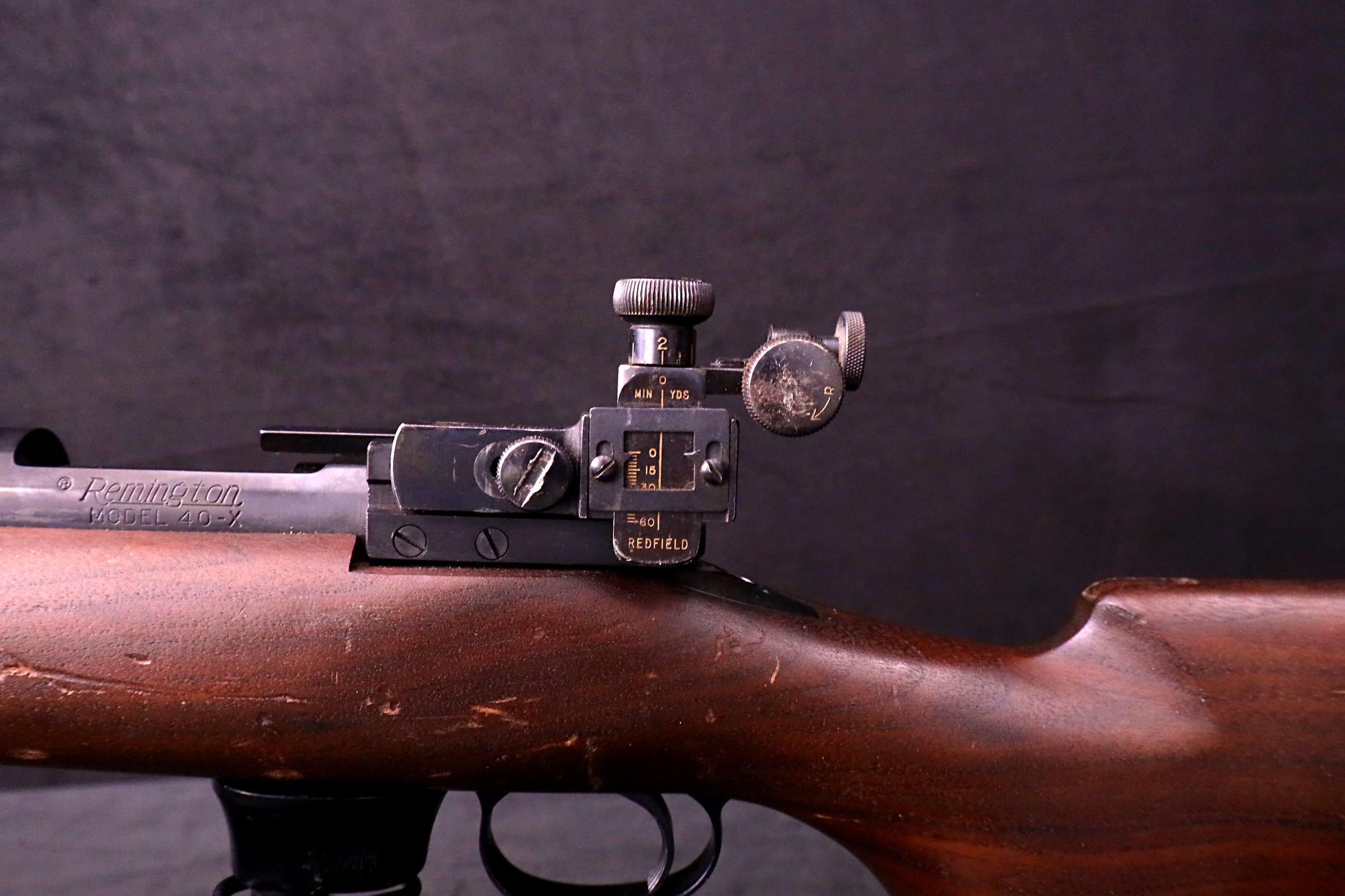 1964 Remington 40-X U.S. Trainer .22 LR 28 Inch Bull Barrel Redfield Sights-img-21