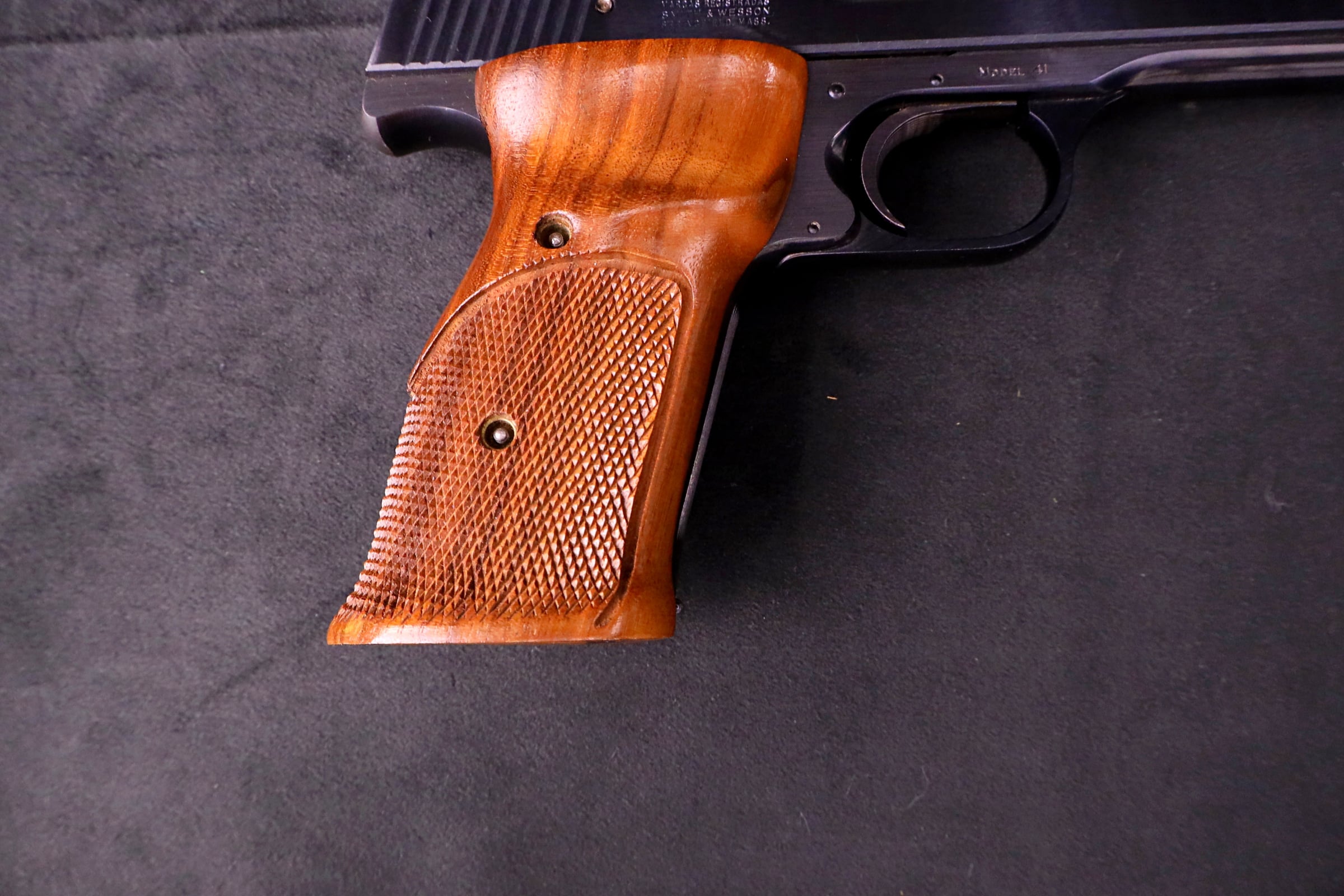 Smith & Wesson Model 41 .22 LR 7" Barrel Blued Single Action Target Pistol-img-6