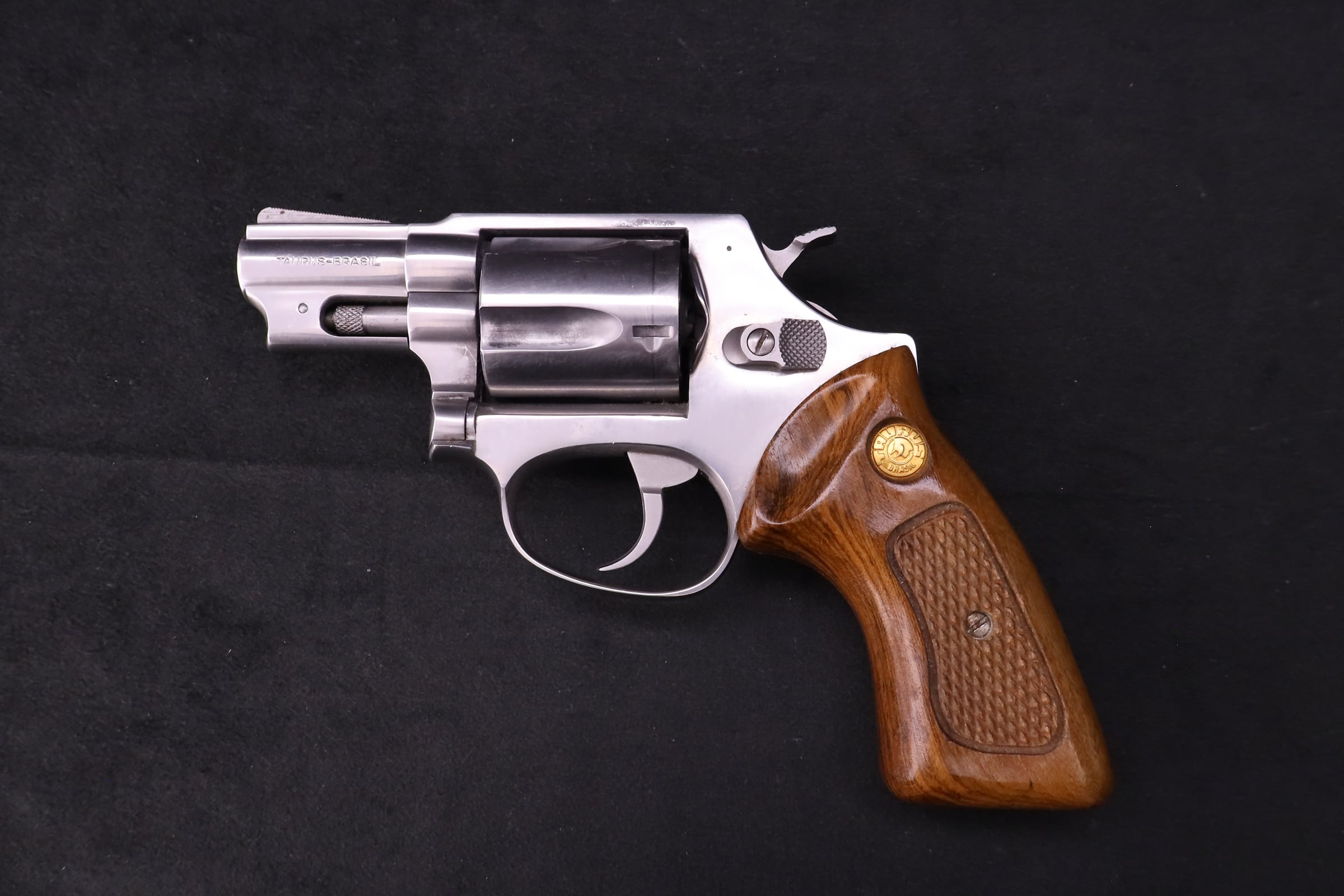 Taurus Model 85 .38 Special 2" Stainless 5-Shot Snub Revolver Walnut Grips-img-5
