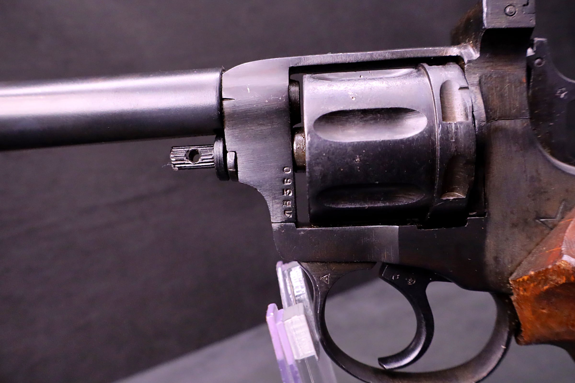 1995 Nagant Sport Target Revolver 7.62x38R Wood Target Grip Russia-img-15