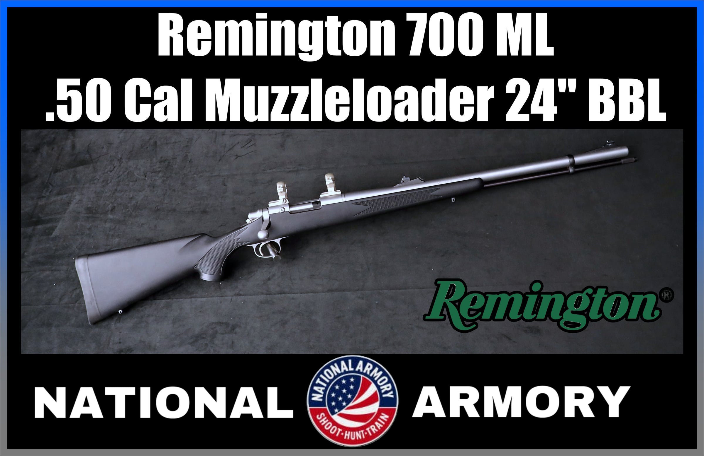 Remington 700 ML .50 Cal Muzzleloader 24" BBL-img-0
