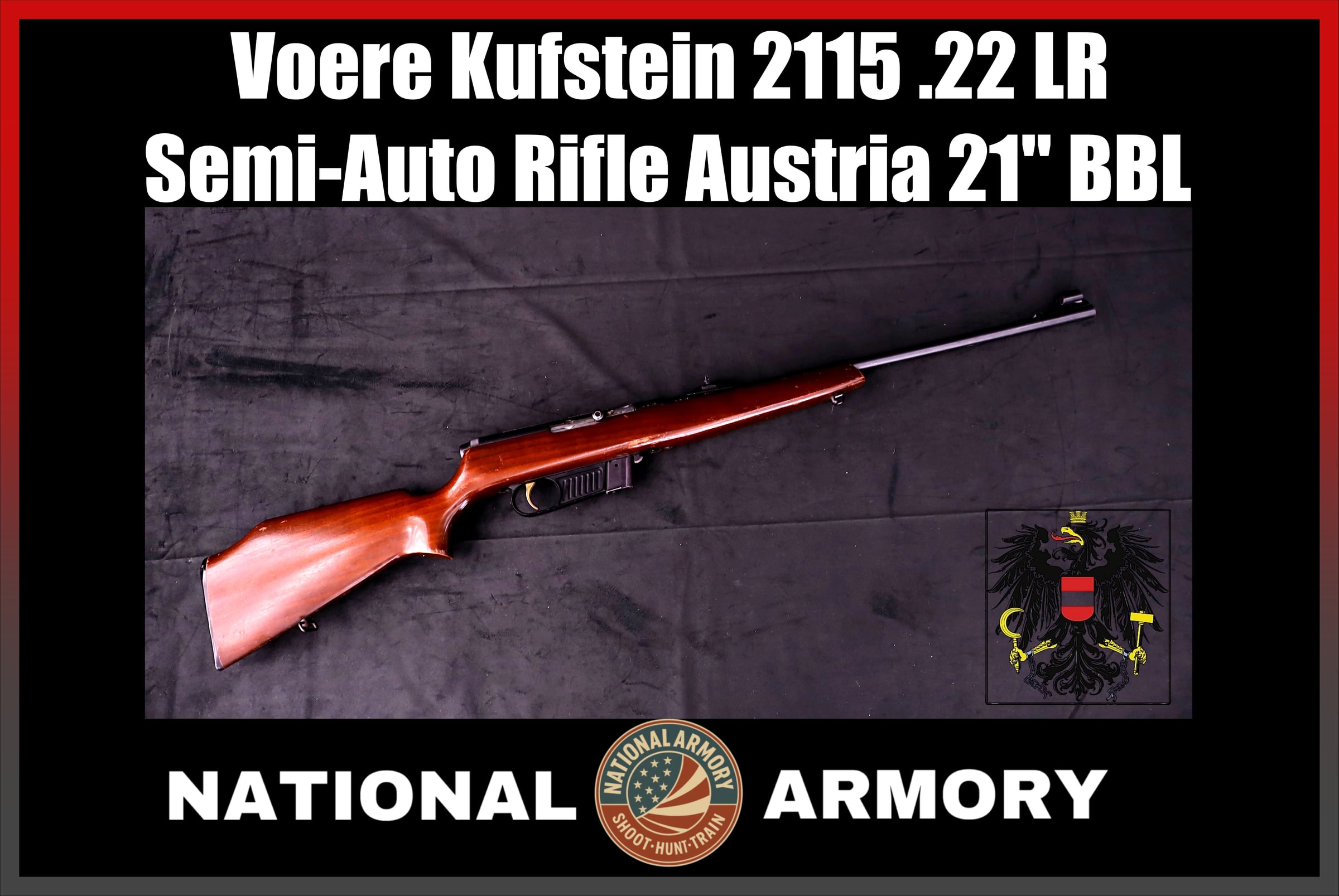 1990 Voere Model 2115 Austrian .22LR Semi-Auto Sporter-img-0