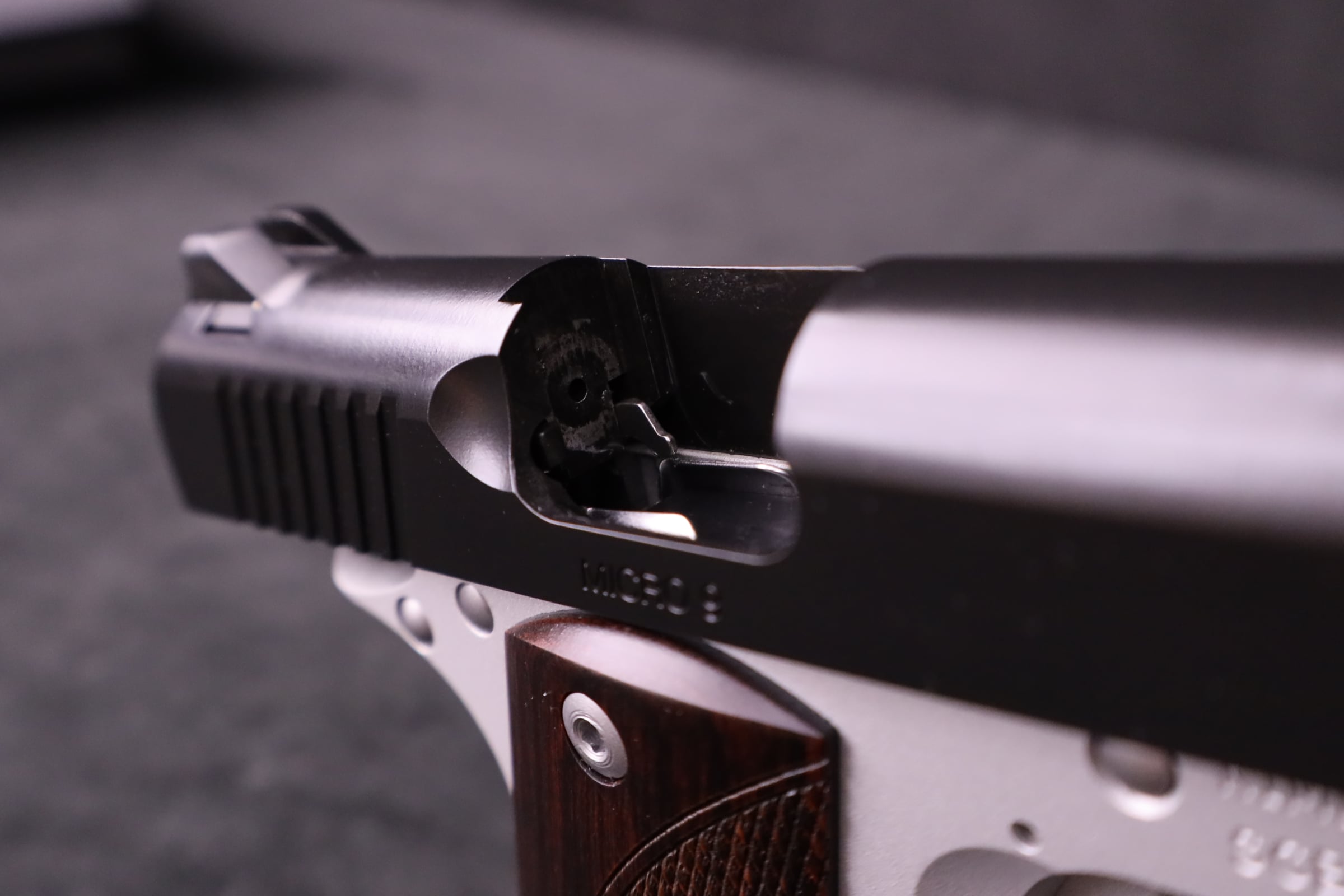 Kimber Micro 9 RTC Two-Tone 9mm Rosewood Grips Alluminum Frame Holster-img-19
