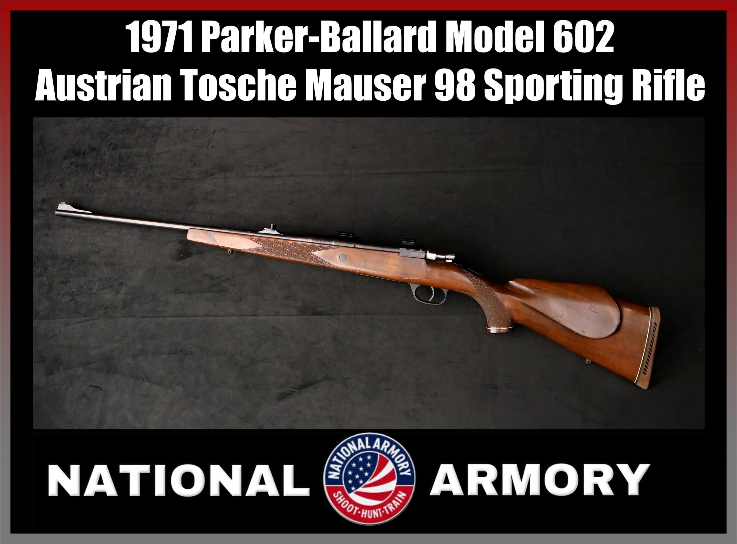 1971 Parker-Ballard Model 602 .30-06 SPRG 24" Mauser 98 Action Austria-img-0