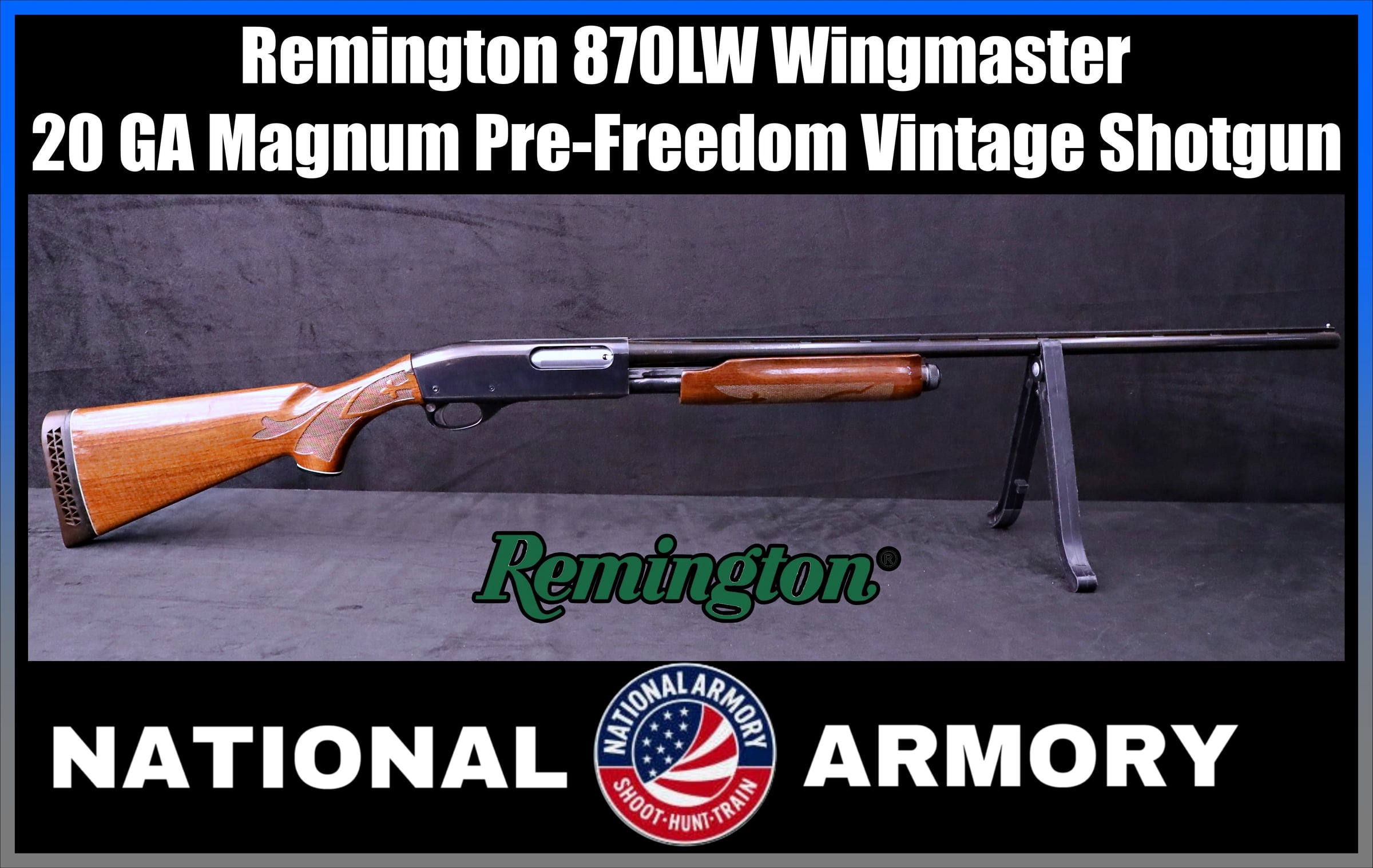 Remington 870LW Wingmaster Magnum 20 GA *VINTAGE PRE-FREEDOM*-img-0