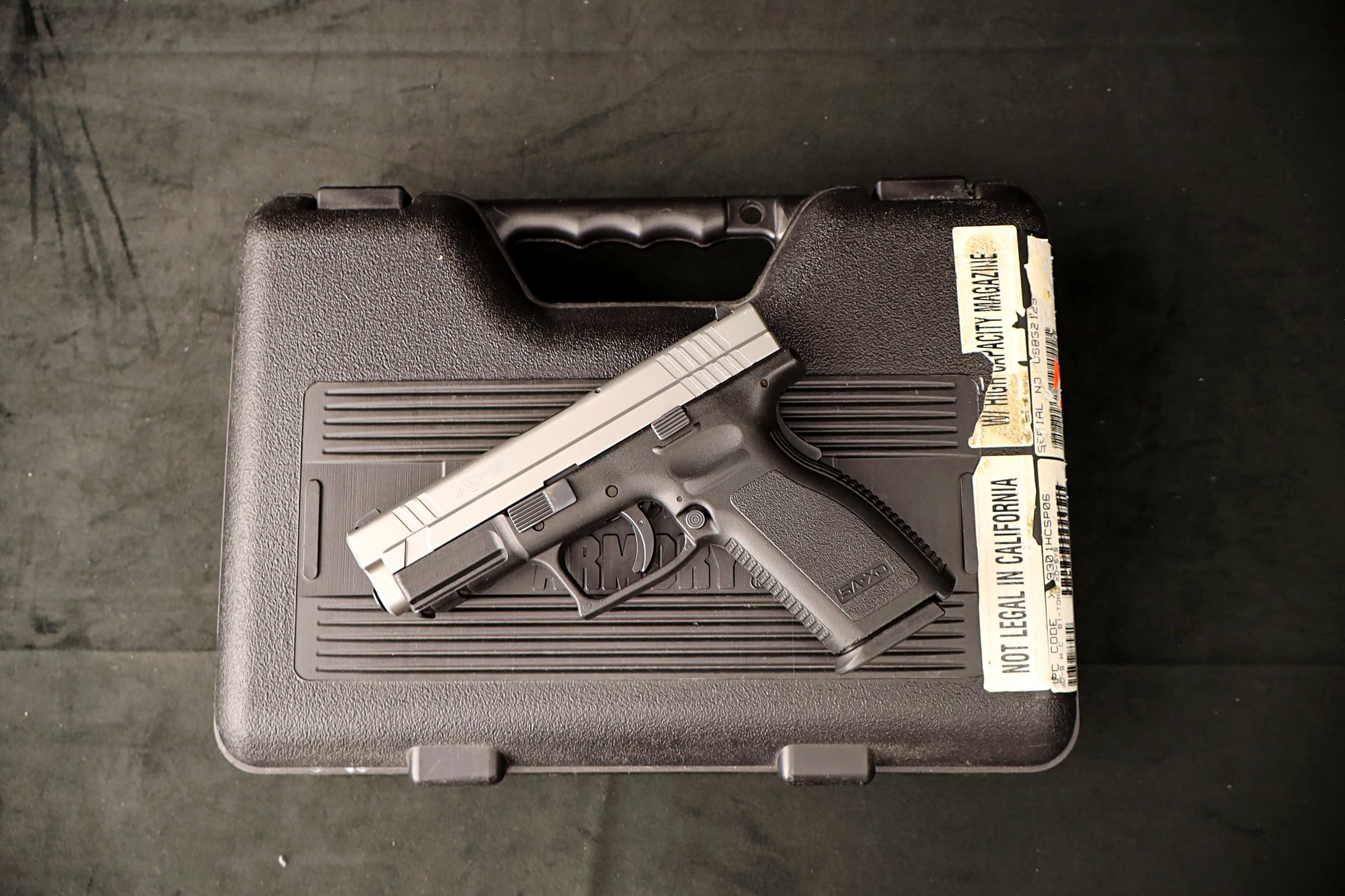 Springfield Armory XD-9 Service 9mm Pistol 4" Two Tone 2 Mags Case-img-3