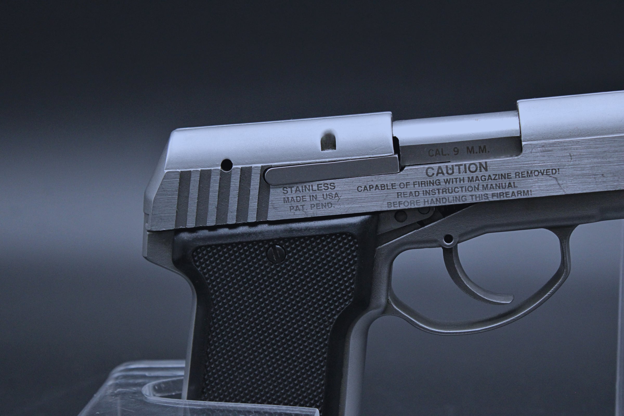1990s AMT Back Up 9mm 2.5" BBL Stainless Steel-img-15