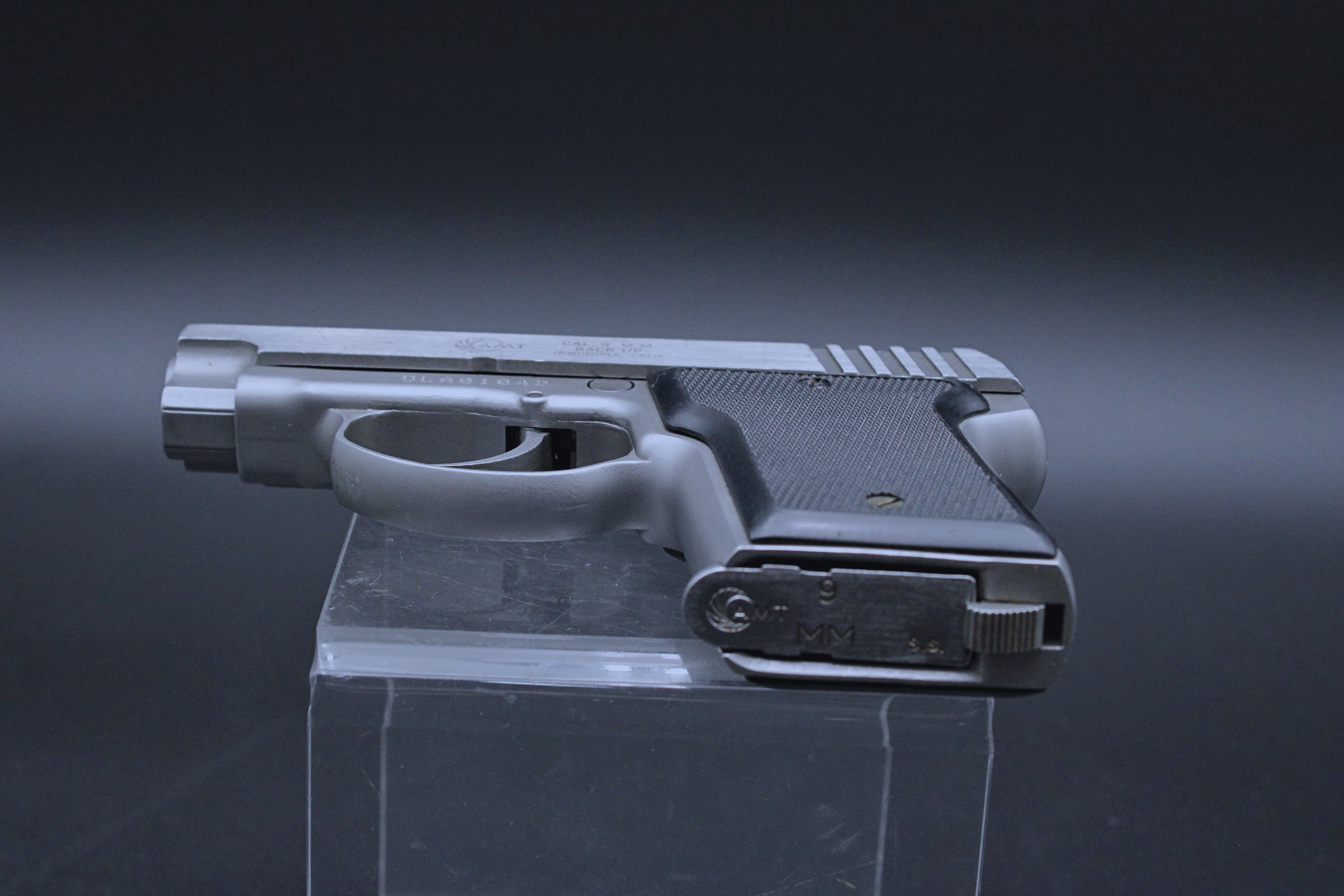 1990s AMT Back Up 9mm 2.5" BBL Stainless Steel-img-18
