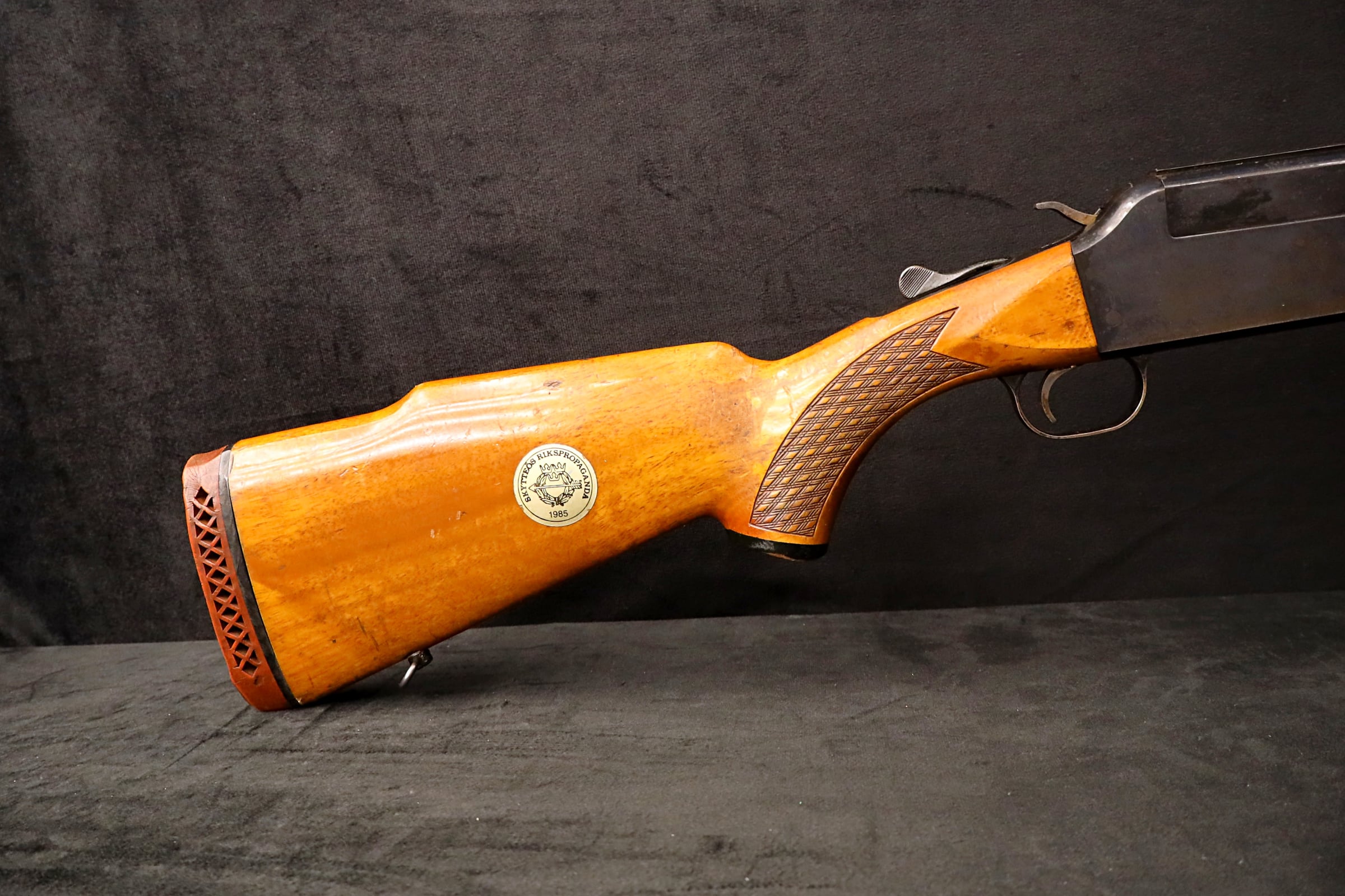 1975 Tikka 12-70 M-70 Over/Under Combo Gun 12 GA .222 Rem 26"-img-4