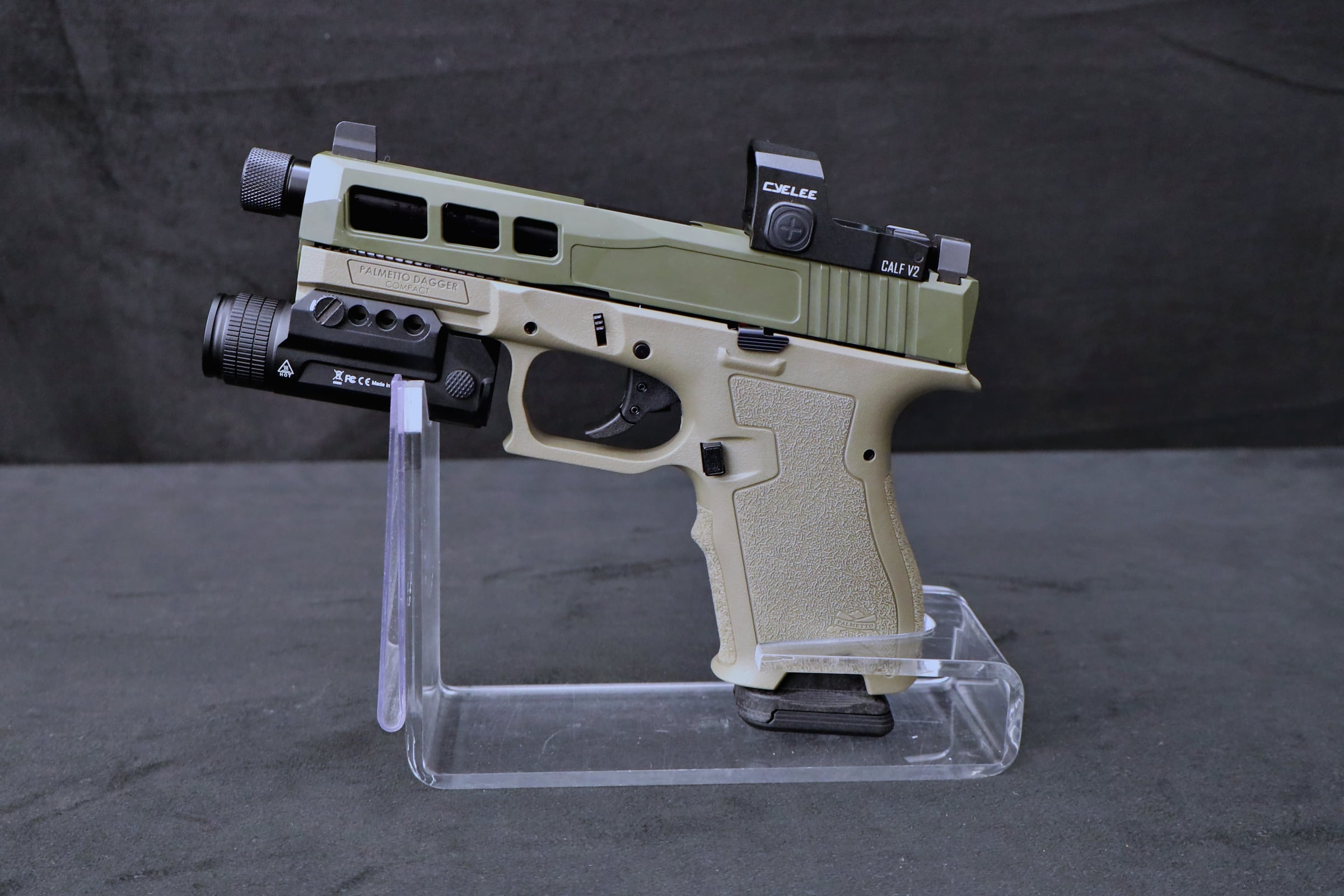 Palmetto State Armory Dagger Compact 9mm w/ Red Dot Light & Case-img-23