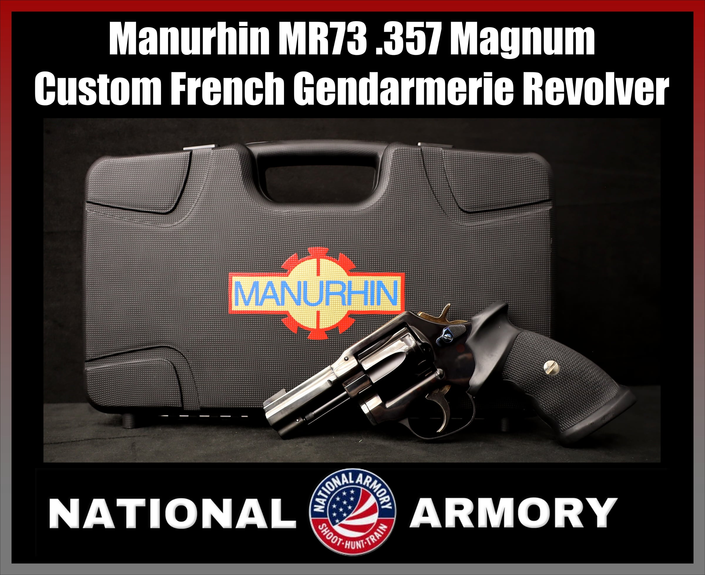 Manurhin MR73 .357 Magnum 3" Defensive Creations Custom French Revolver-img-0
