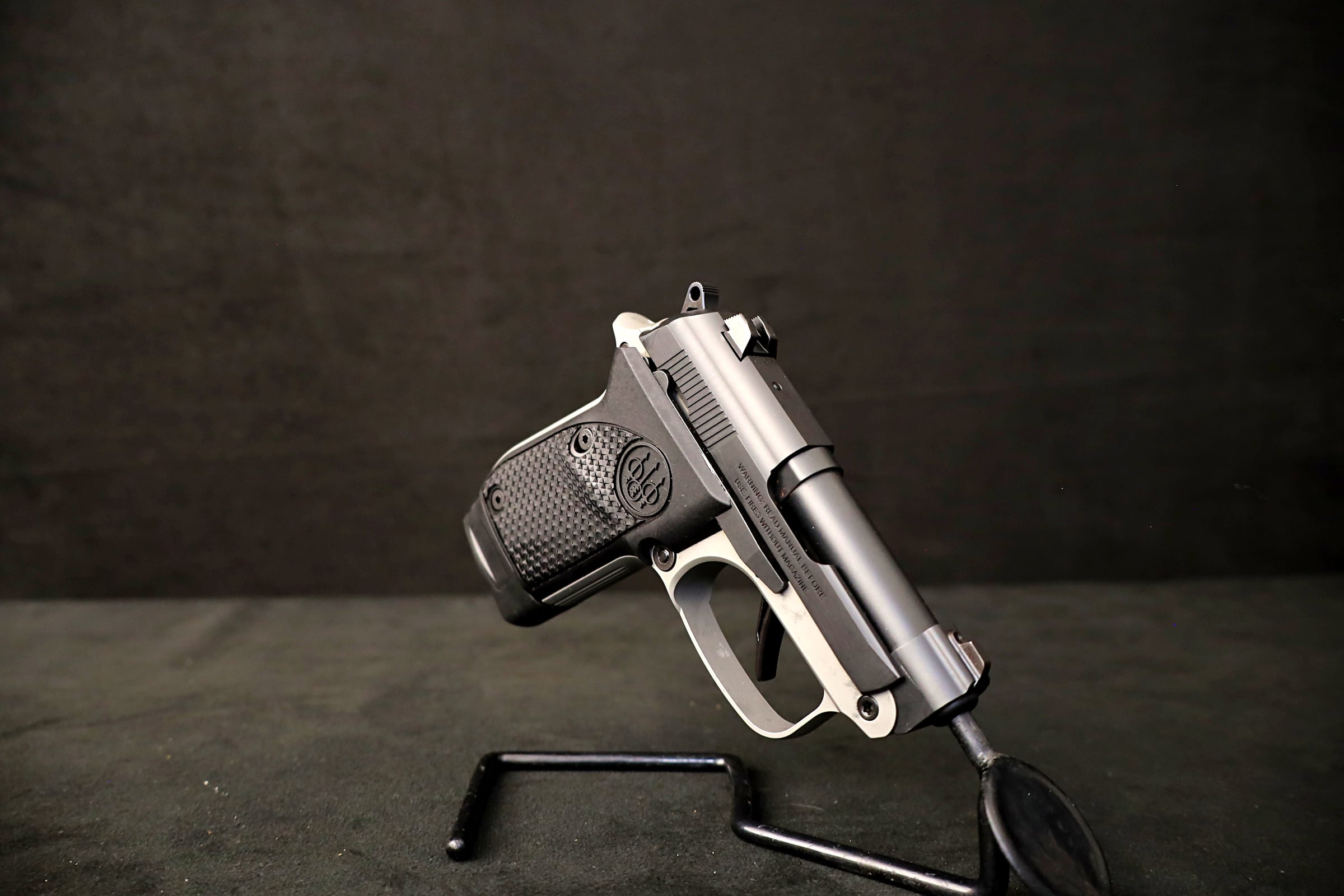 Beretta 20X Bobcat .22 LR 2.4" Two Tone Tip-Up Pistol w/ Leather Holster-img-15