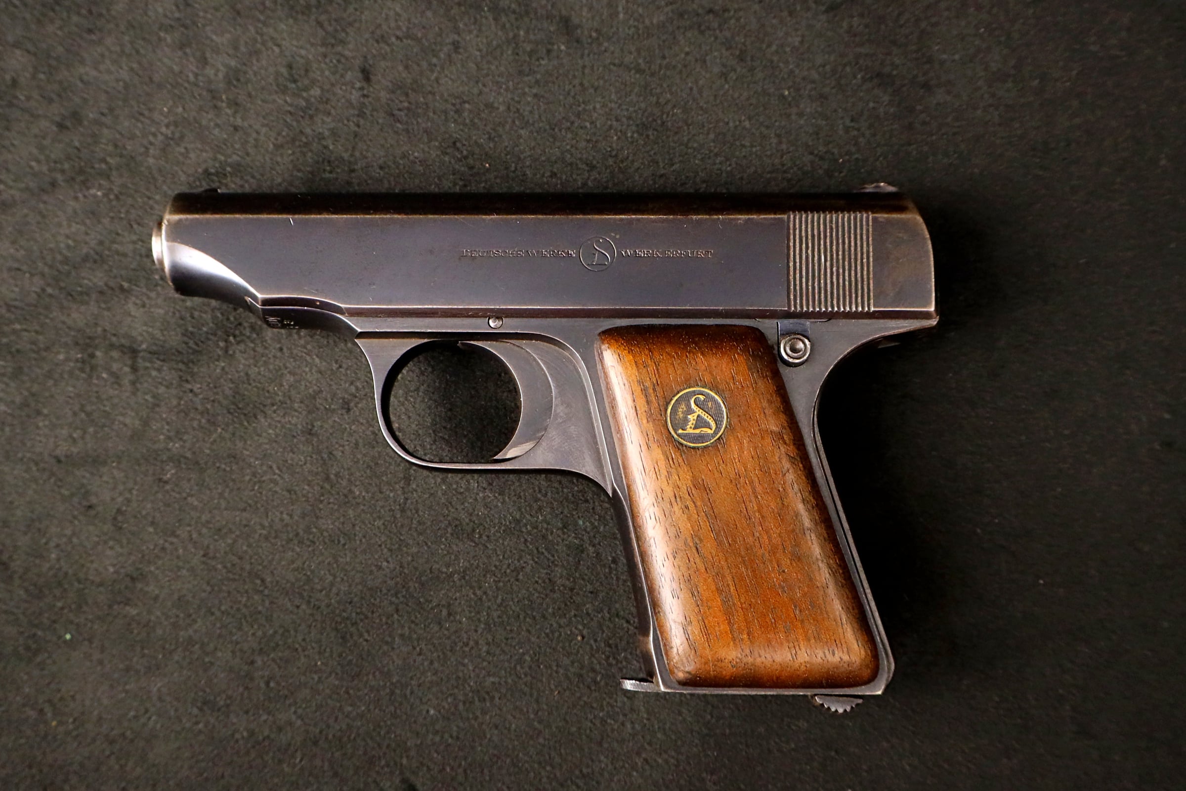 1922 Deutsche Werke Ortgies .25 ACP Vest Pocket Pistol Erfurt Germany-img-2