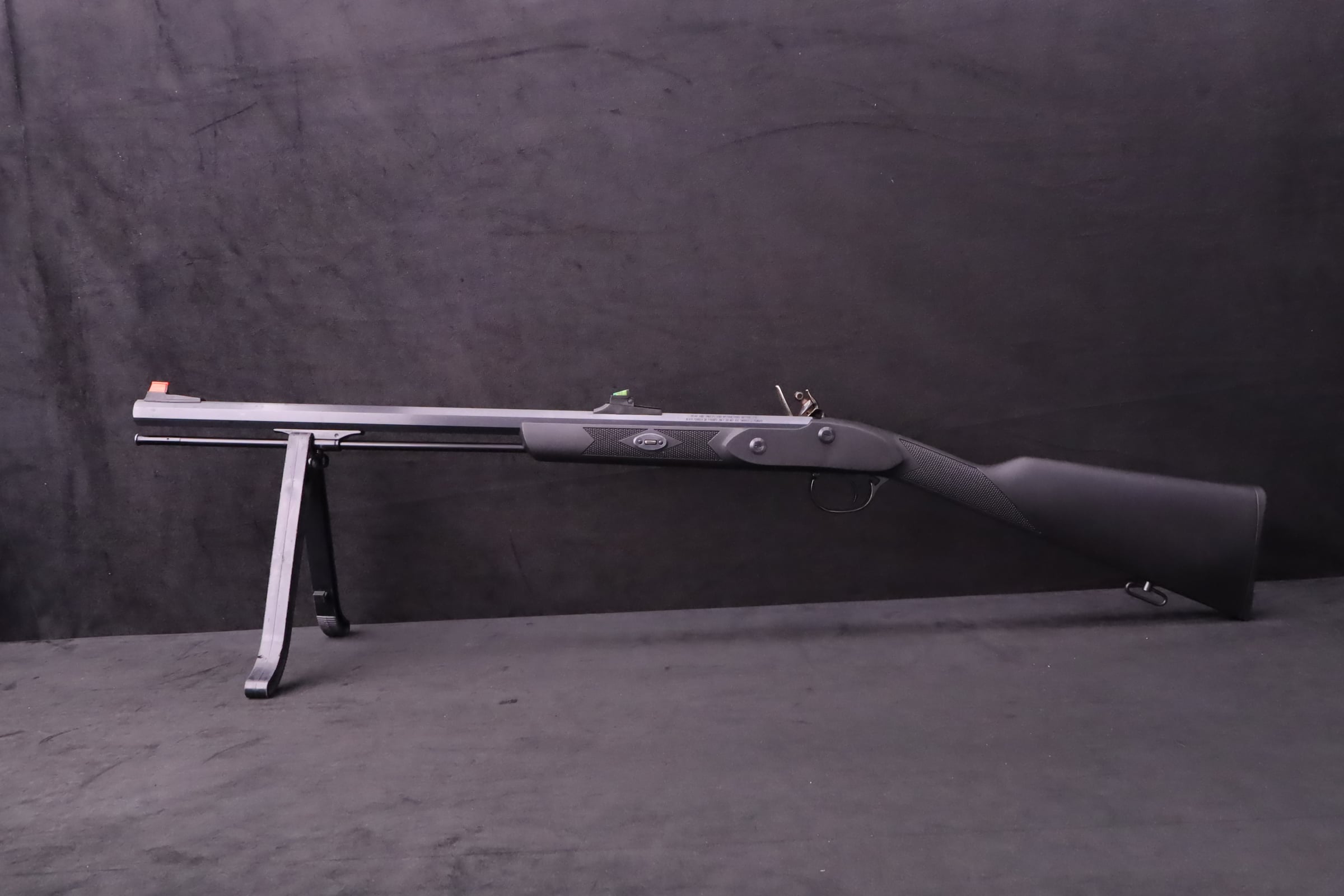 Traditions Deerhunter .50 Cal Flintlock ML 24" Octagonal BBL Fiber Optic-img-2