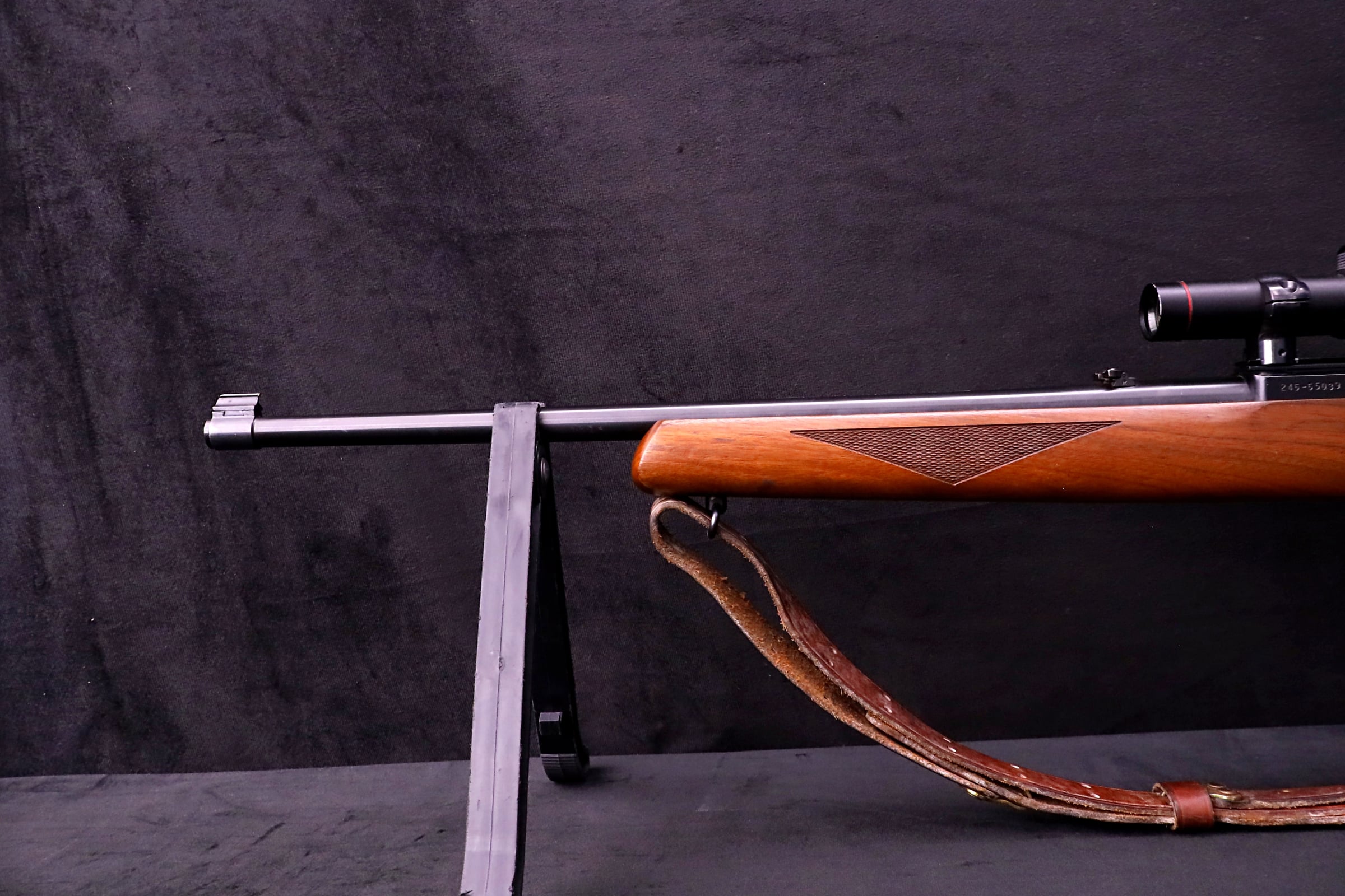 1996 Ruger 10/22 Carbine .22 LR 18.5" Wood Simmons 4X Scope Leather Sling-img-10