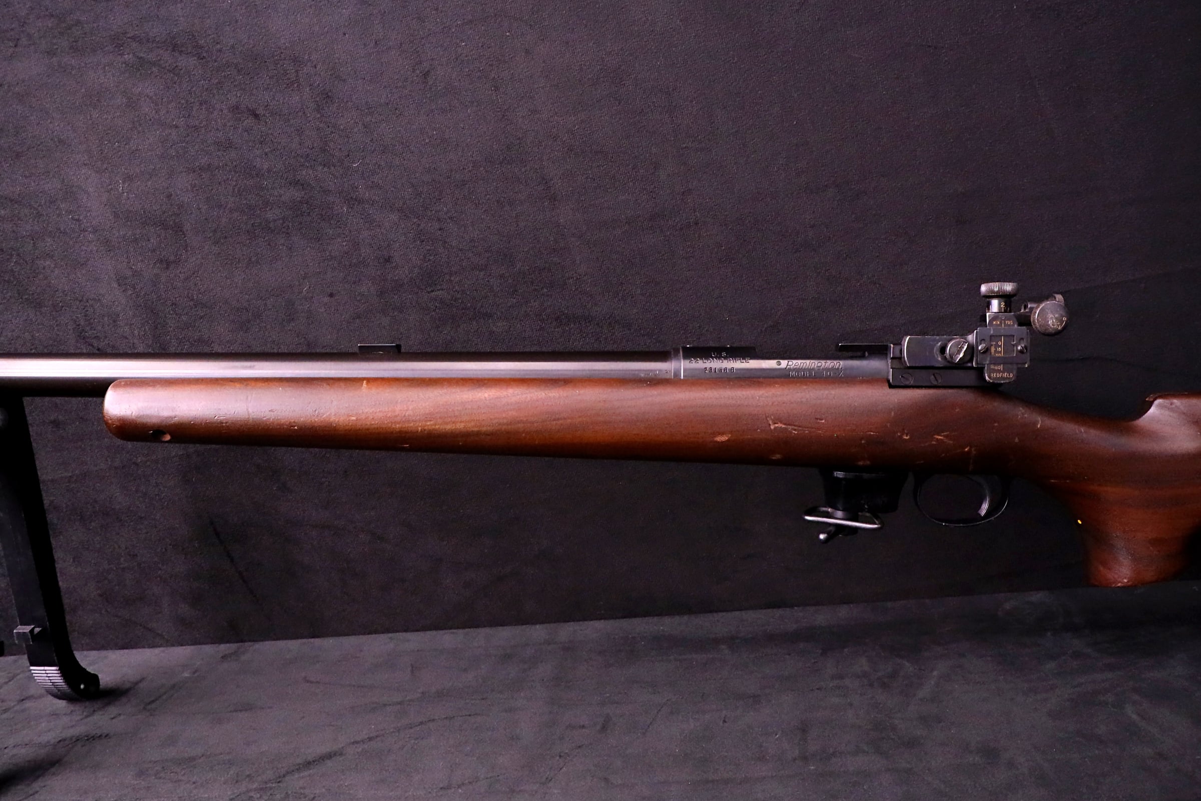 1964 Remington 40-X U.S. Trainer .22 LR 28 Inch Bull Barrel Redfield Sights-img-11