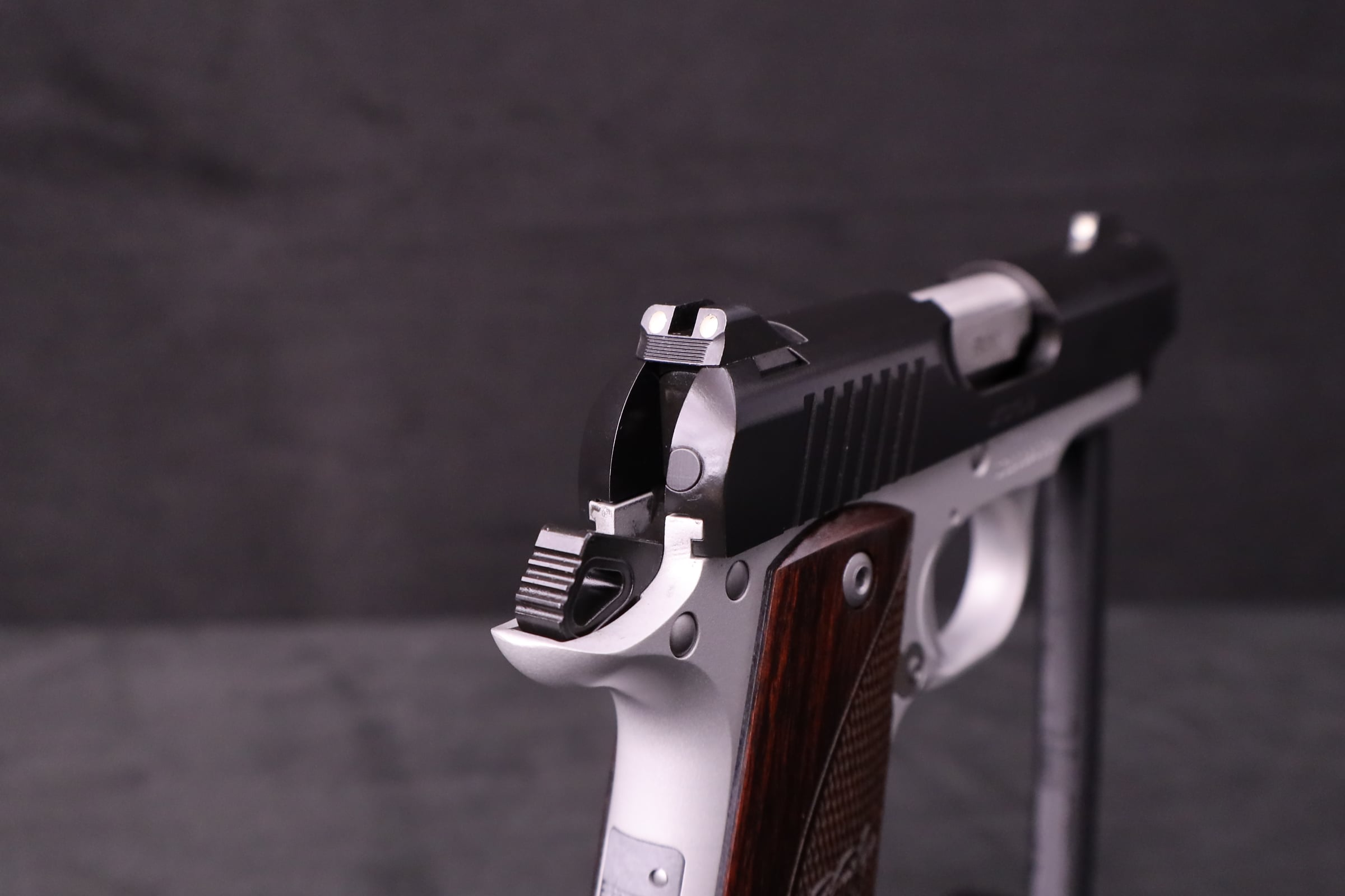 Kimber Micro 9 RTC Two-Tone 9mm Rosewood Grips Alluminum Frame Holster-img-20