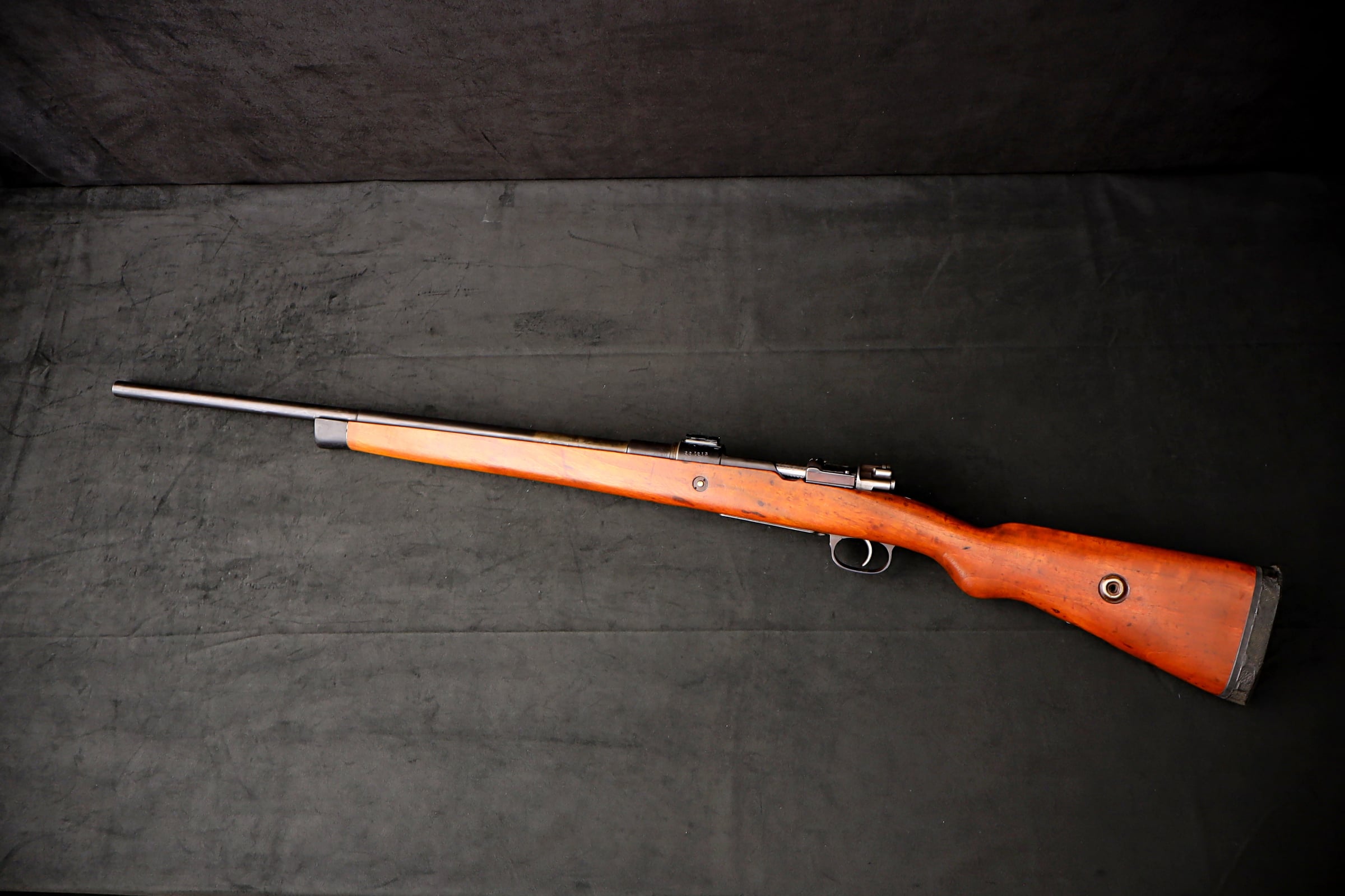 K98 8mm Mauser Sporter Rifle 24" BBL Jeweled Bolt Full Wood Stock-img-2