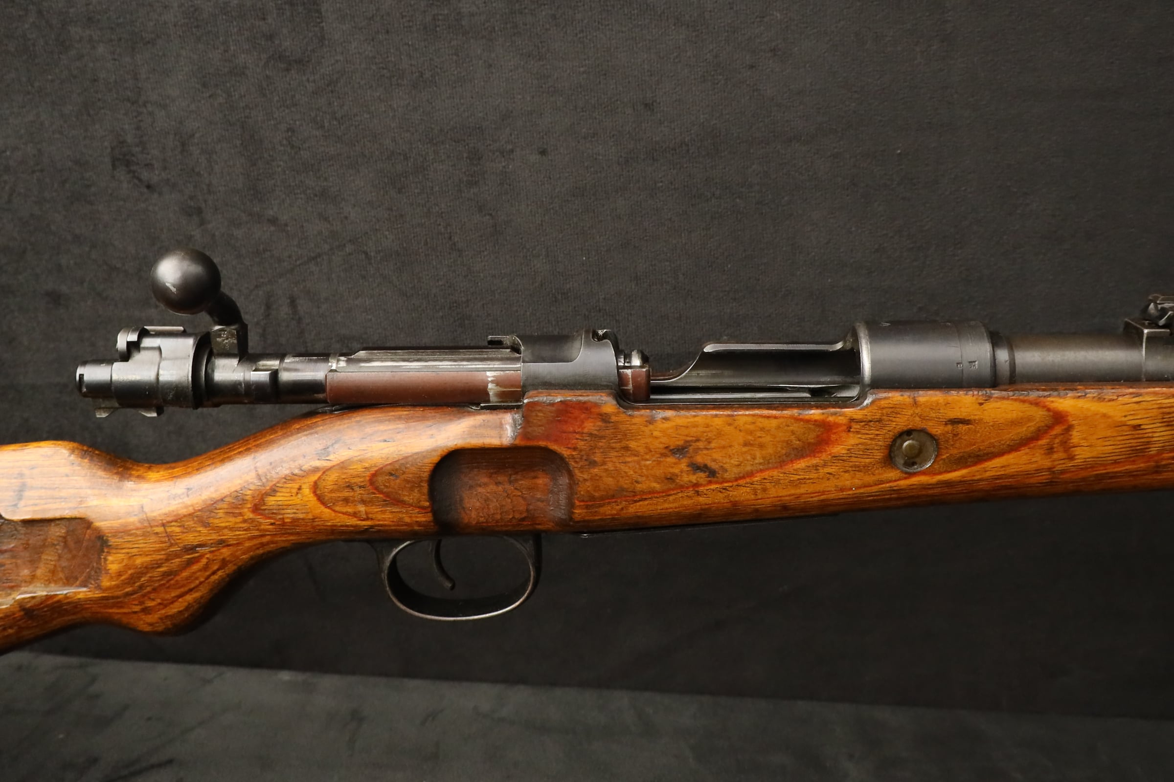 Mauser K98K ar 44 8mm GI Bring-Back Barracks Bag Cut Non-Import WWII Rifle-img-10