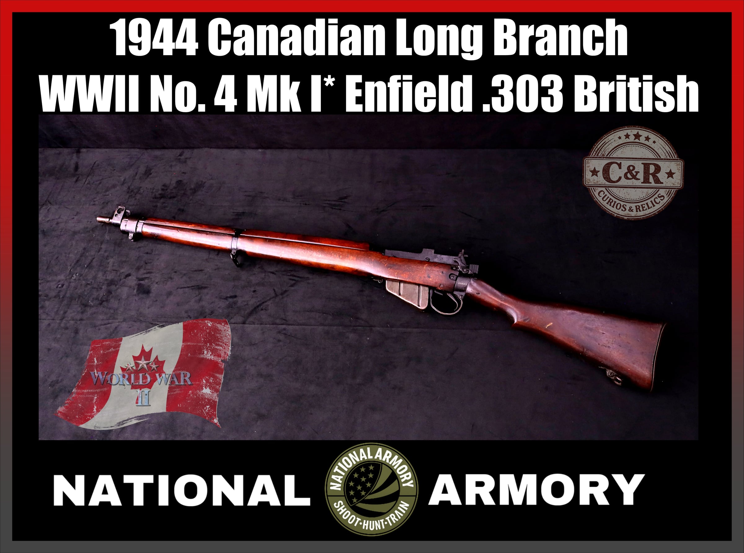 1944 Long Branch Lee-Enfield No. 4 Mk I* .303 British Rifle-img-0