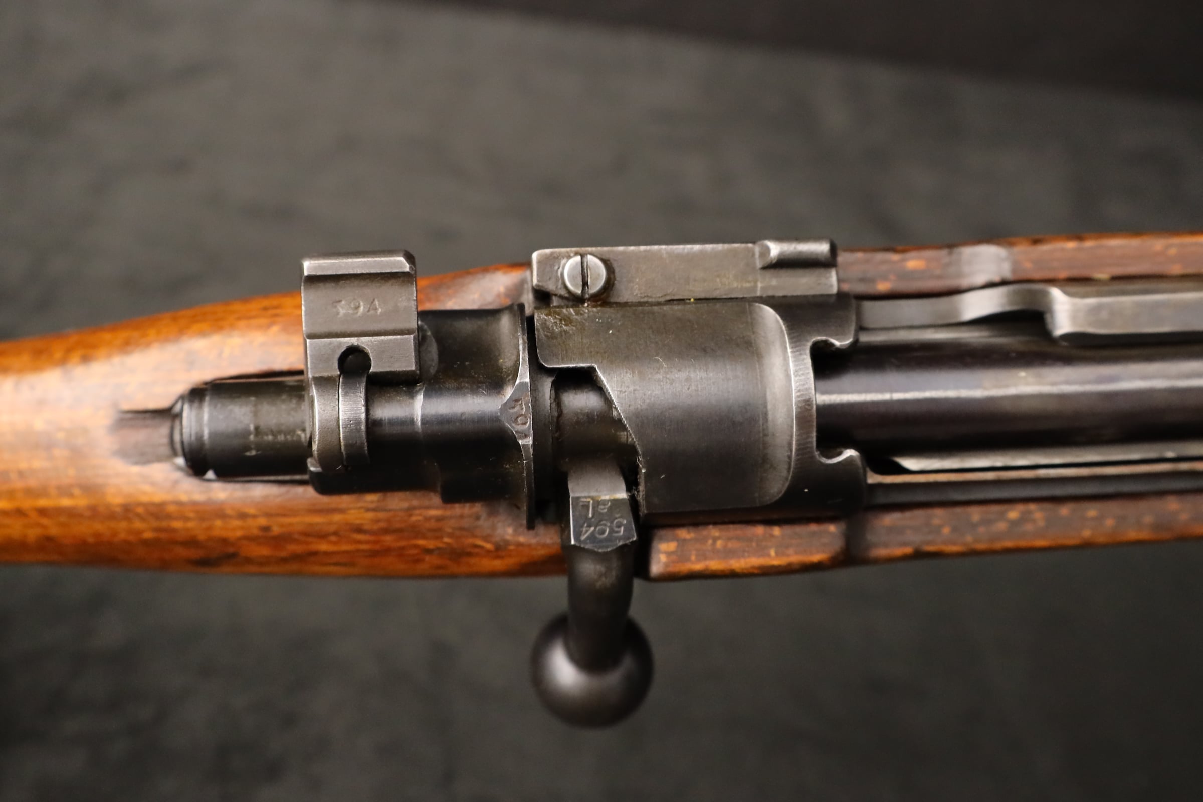Mauser K98K ar 44 8mm GI Bring-Back Barracks Bag Cut Non-Import WWII Rifle-img-14
