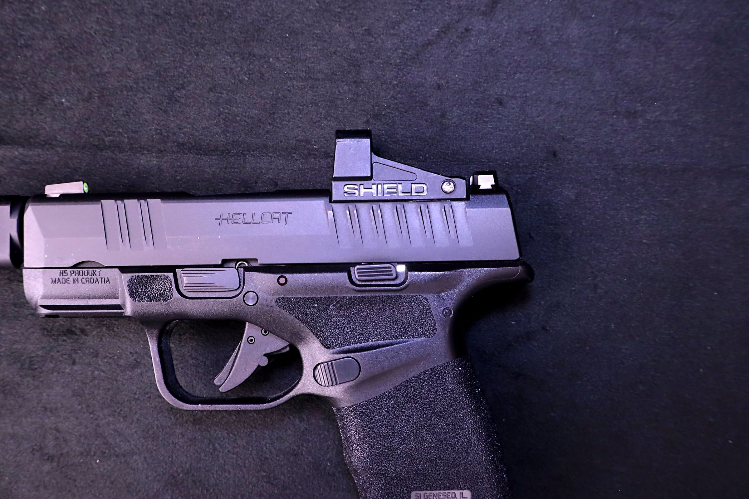 Springfield Armory Hellcat OSP 9mm Comp Shield Red Dot Original Box Case-img-8
