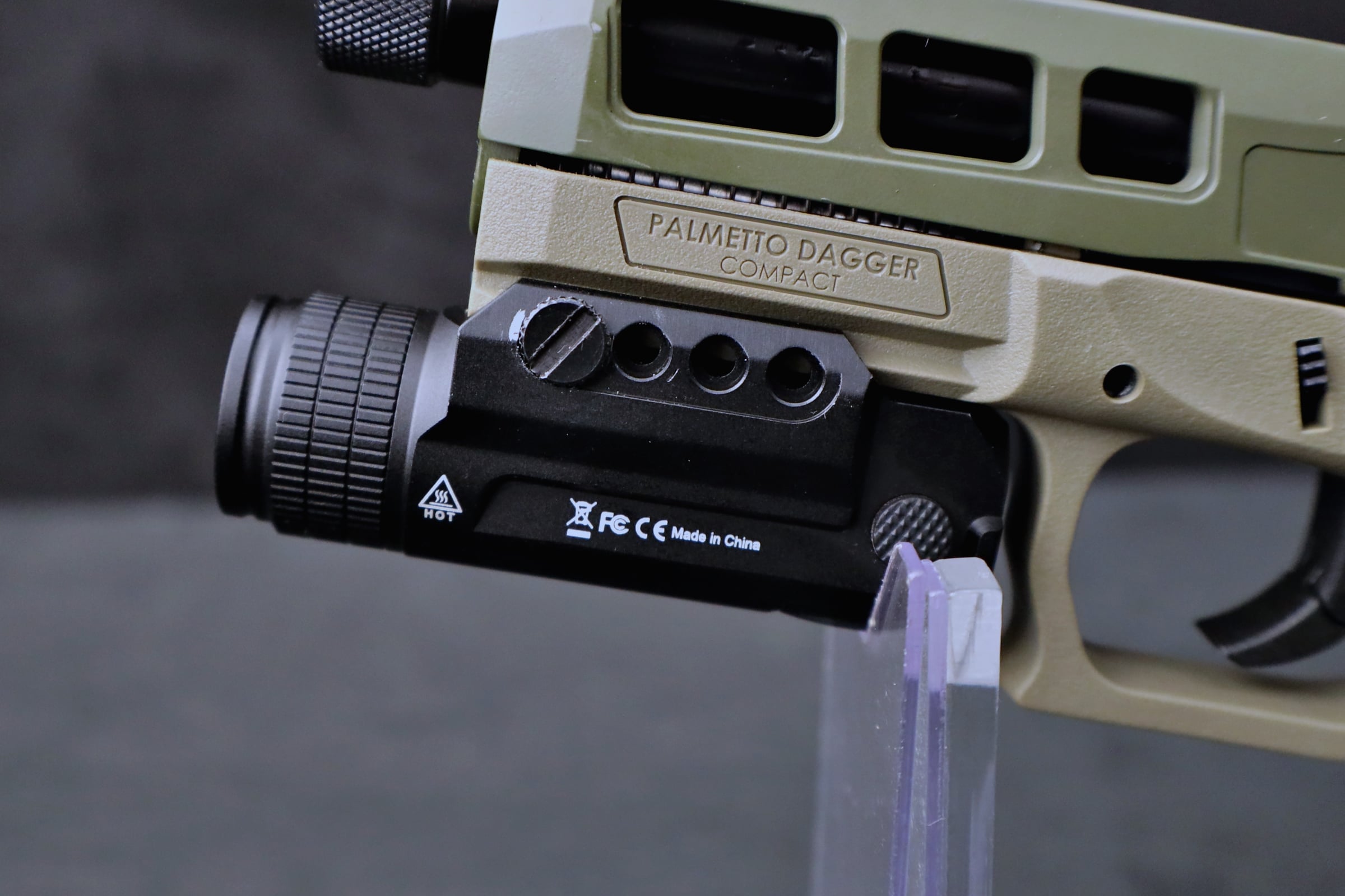 Palmetto State Armory Dagger Compact 9mm w/ Red Dot Light & Case-img-12