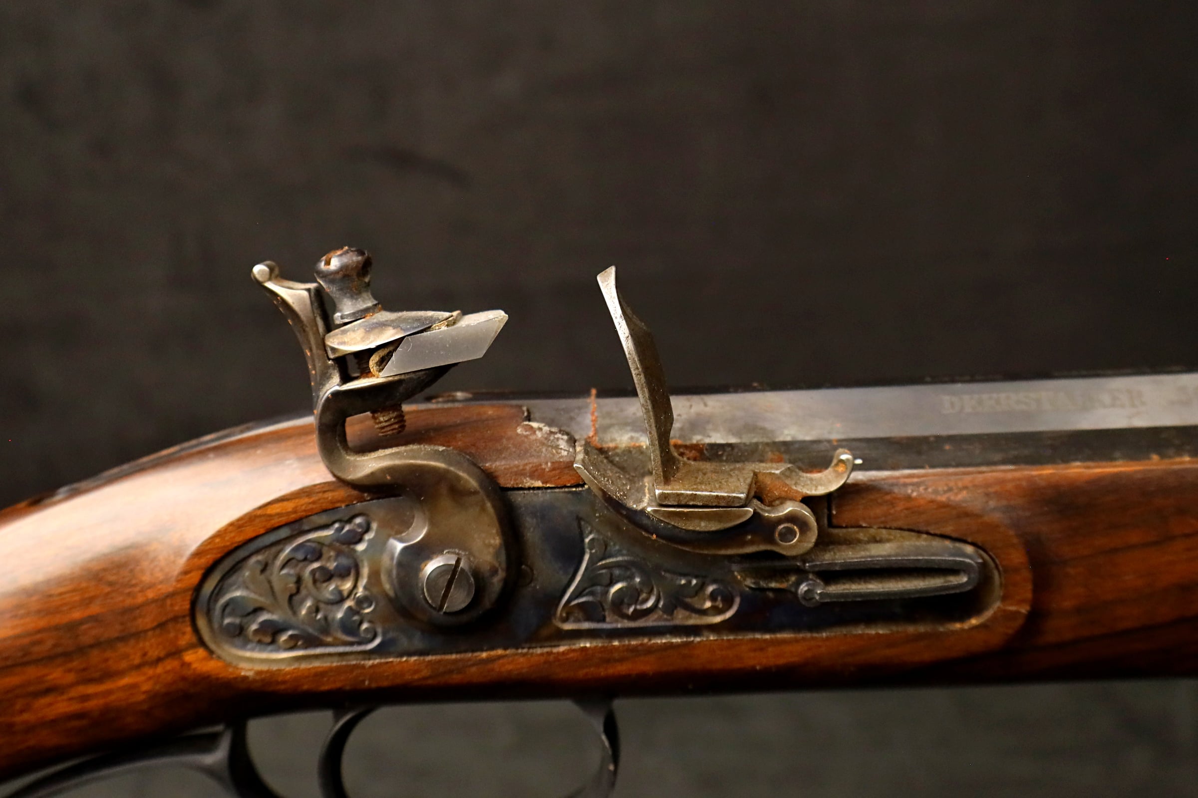 2000 Investarm Lyman Deerstalker .50 Cal Flintlock Black Powder Rifle-img-20