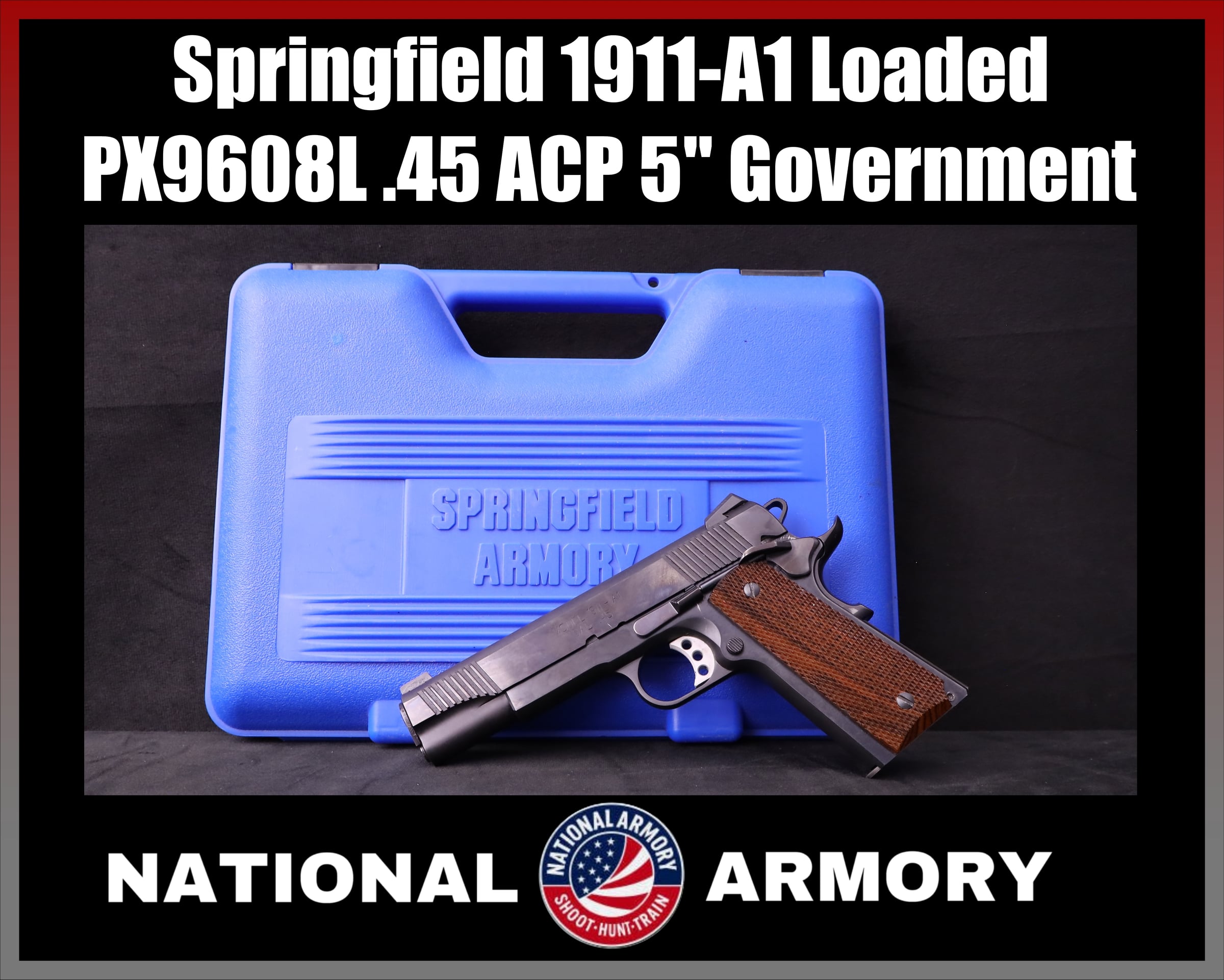 Springfield Armory 1911-A1 Loaded PX9608L .45 ACP 5" Government-img-0