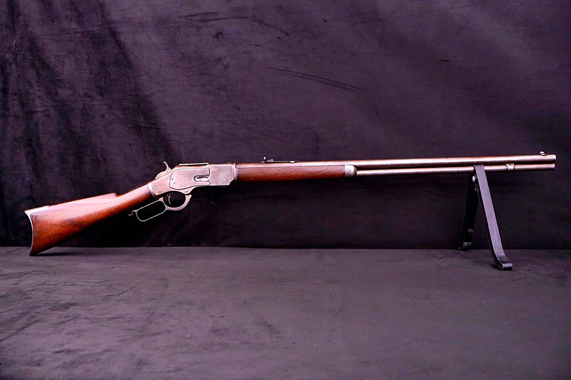 1883 Winchester 1873  .38-40 Special Order Round Barrel & Set Trigger-img-3