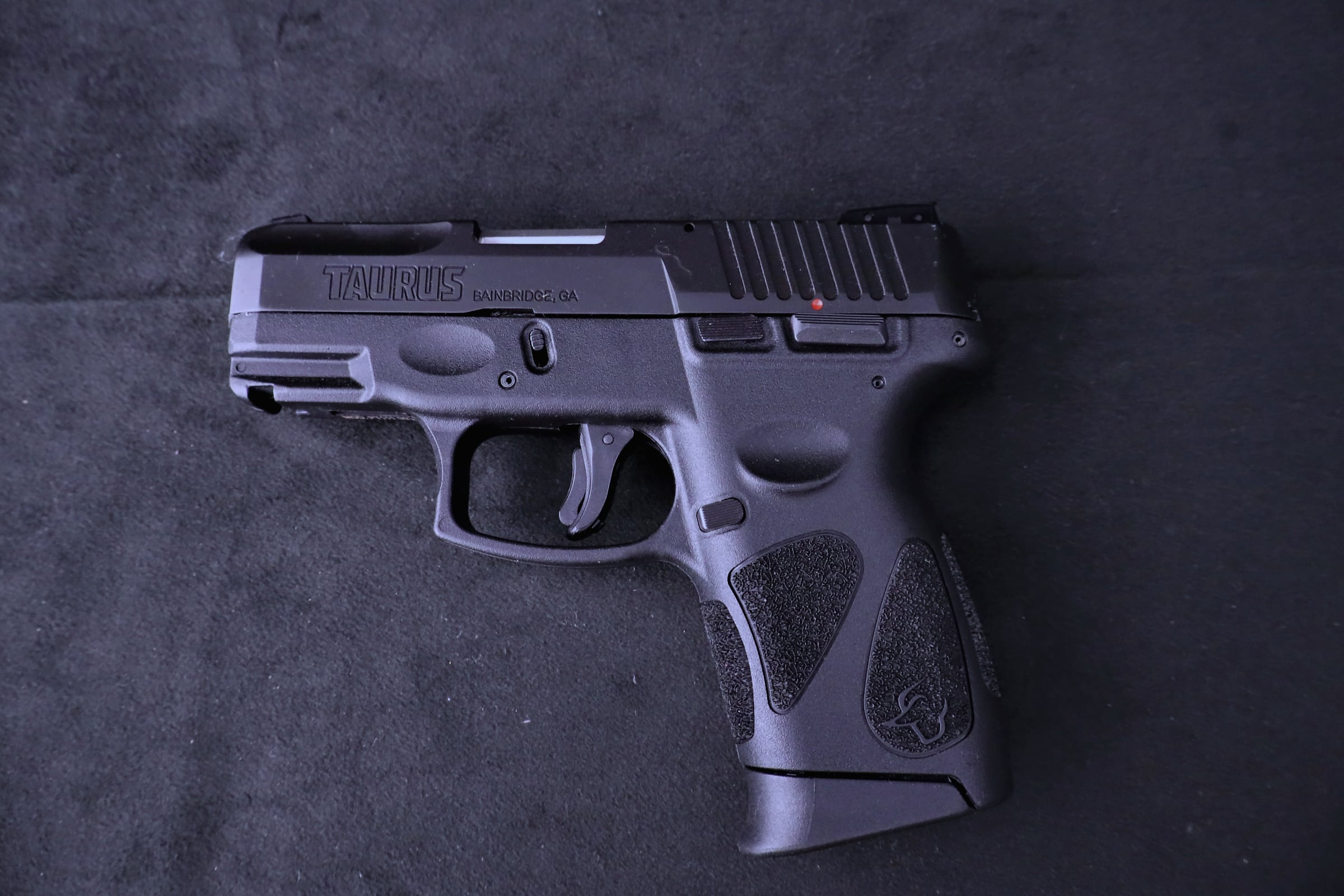 Taurus G2C 9mm 3.2" BBL 12+1 White Dot Sights Manual Safety Accessory Rail-img-1