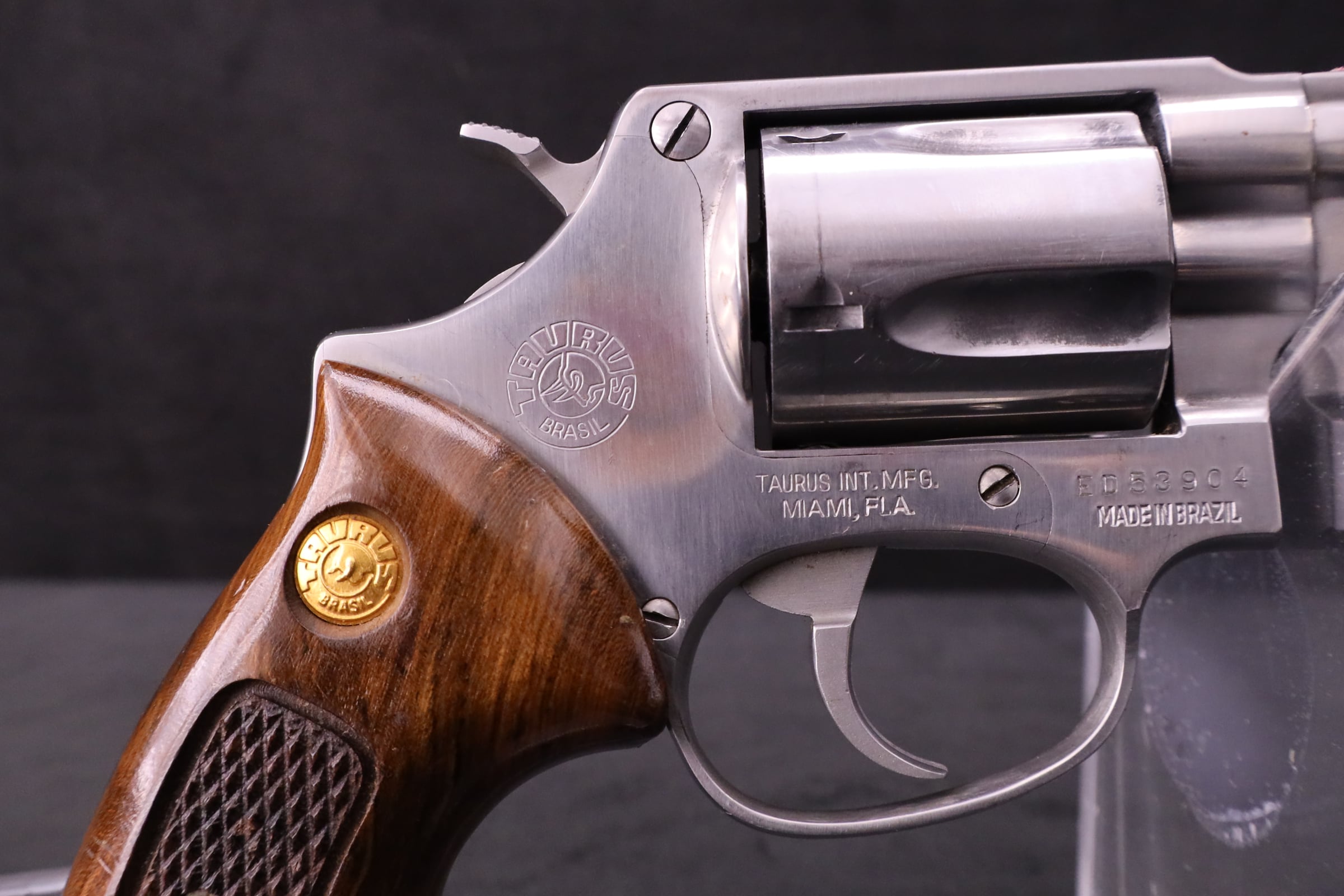 Taurus Model 85 .38 Special 2" Stainless 5-Shot Snub Revolver Walnut Grips-img-14