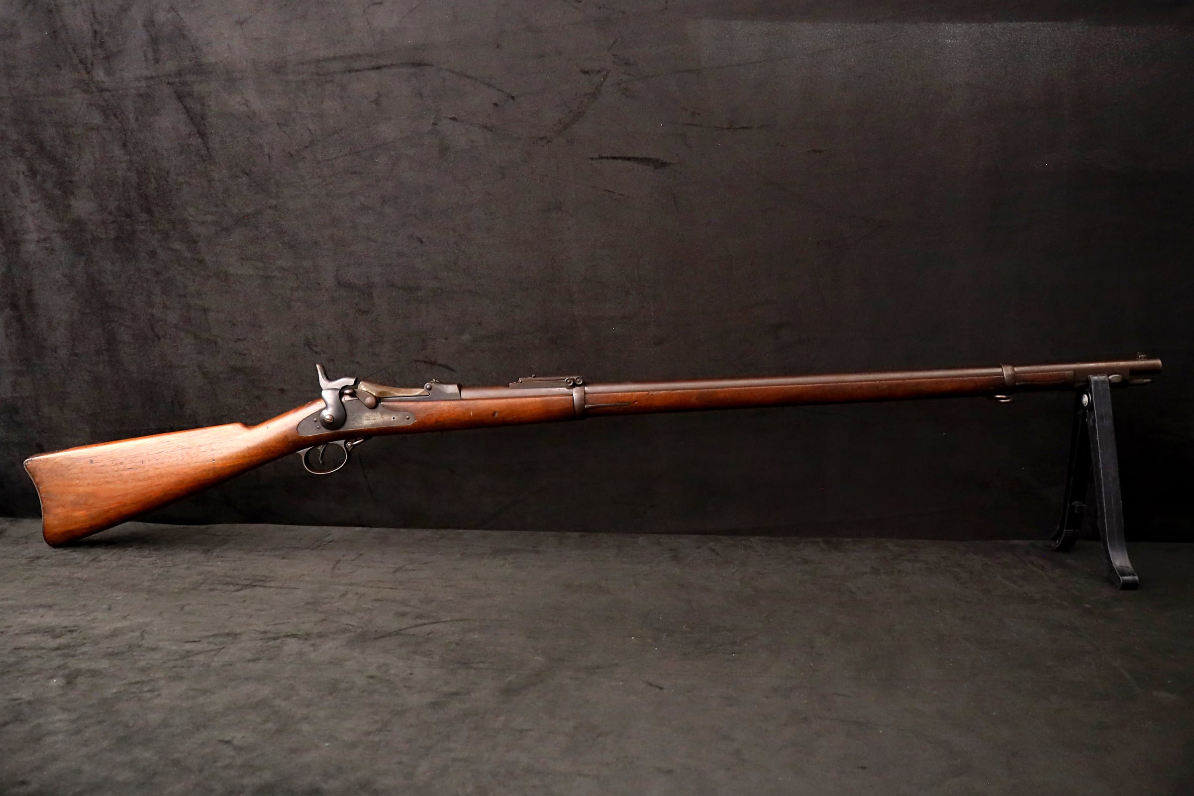 Antique 1880 Springfield Armory 1873 Trapdoor .45-70 Single Shot Rifle-img-3