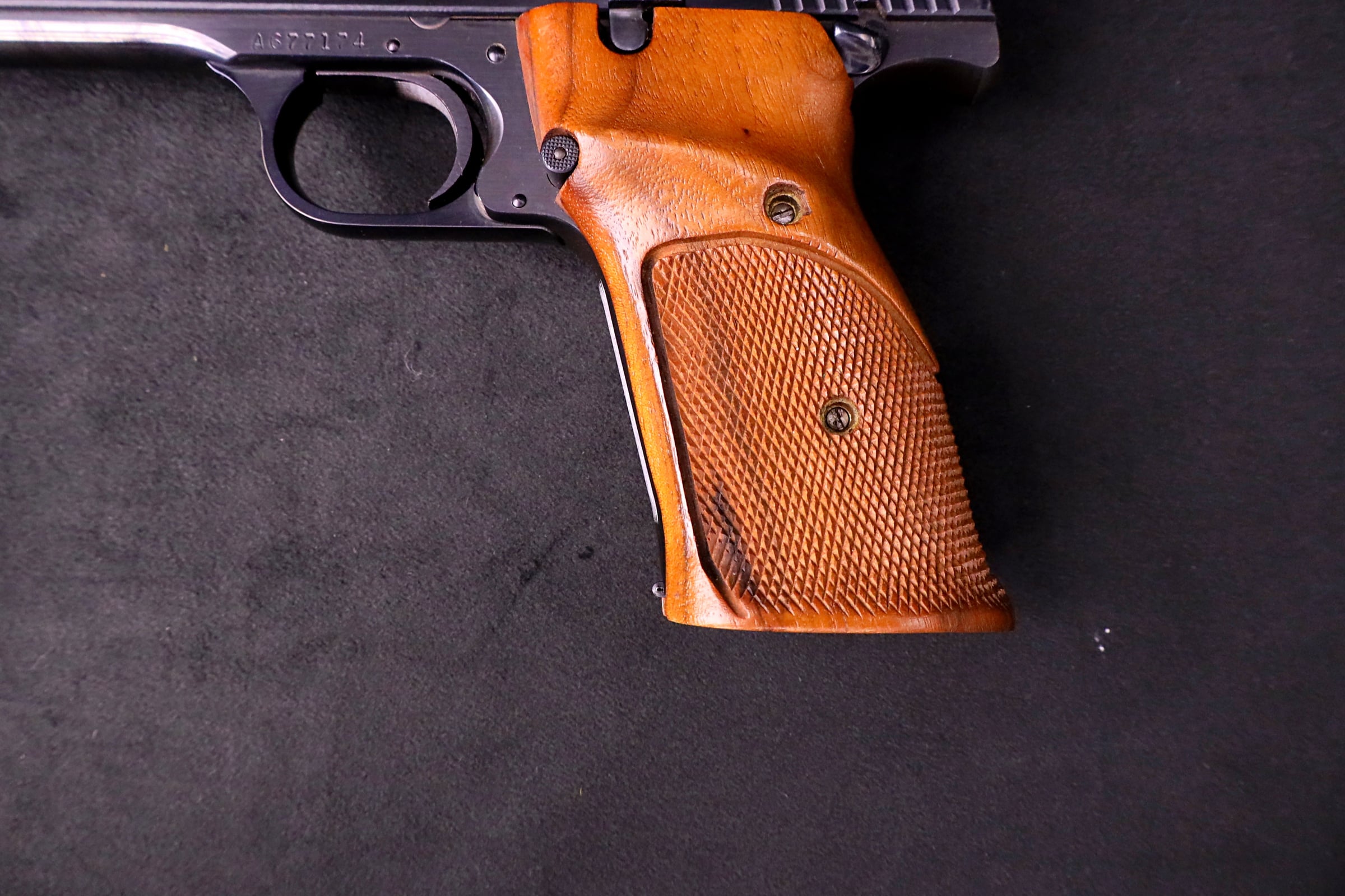 Smith & Wesson Model 41 .22 LR 7" Barrel Blued Single Action Target Pistol-img-2