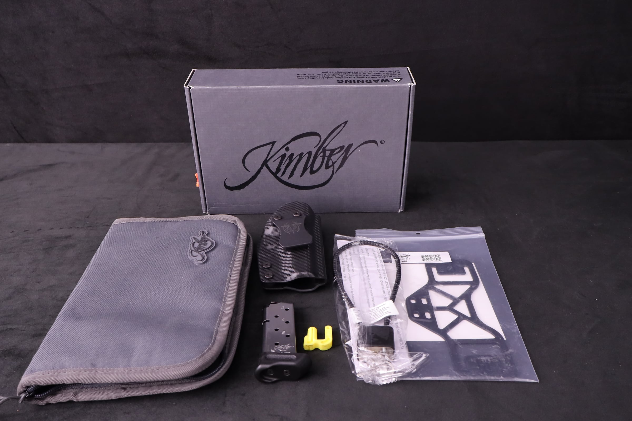 Kimber Micro 9 RTC Two-Tone 9mm Rosewood Grips Alluminum Frame Holster-img-2