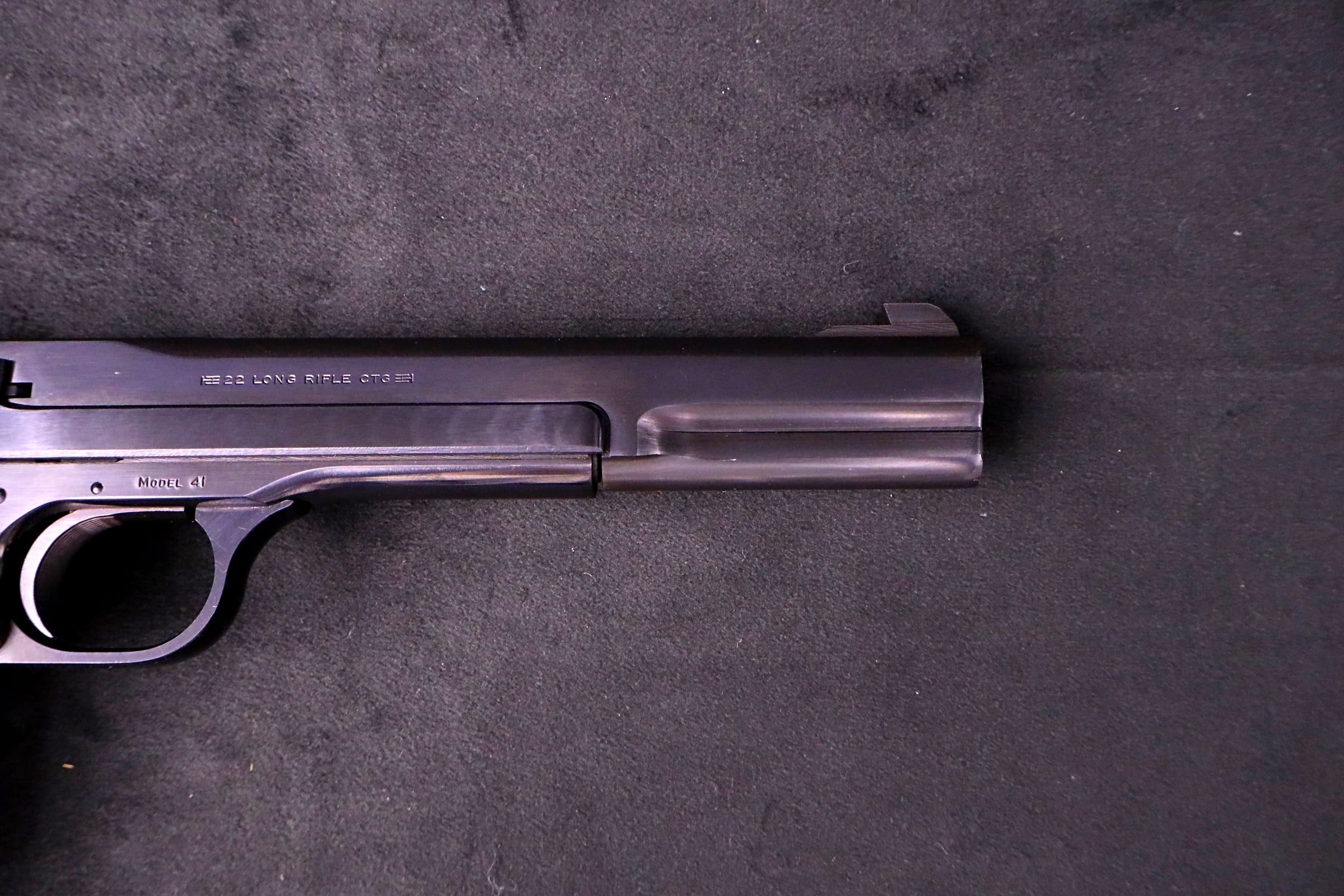 Smith & Wesson Model 41 .22 LR 7" Barrel Blued Single Action Target Pistol-img-8