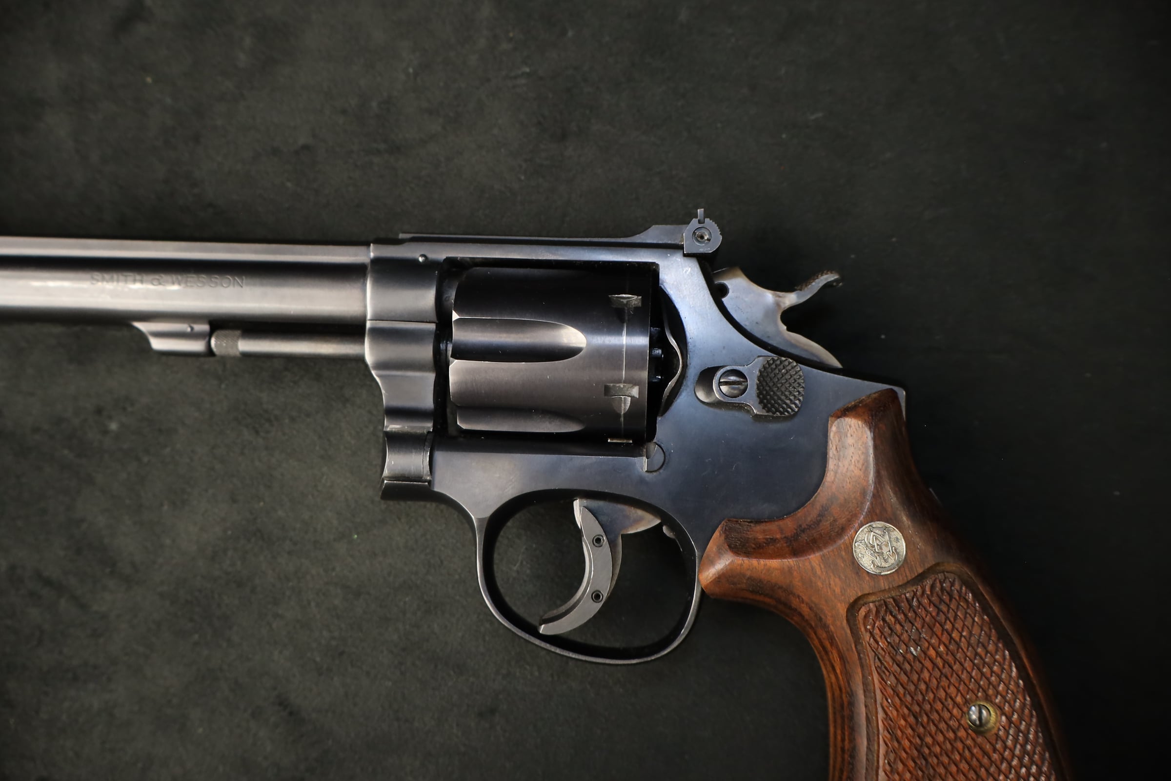 1952 Smith & Wesson K-38 Target Masterpiece .38 Spl 6" 5-Screw Pre-Model 14-img-7