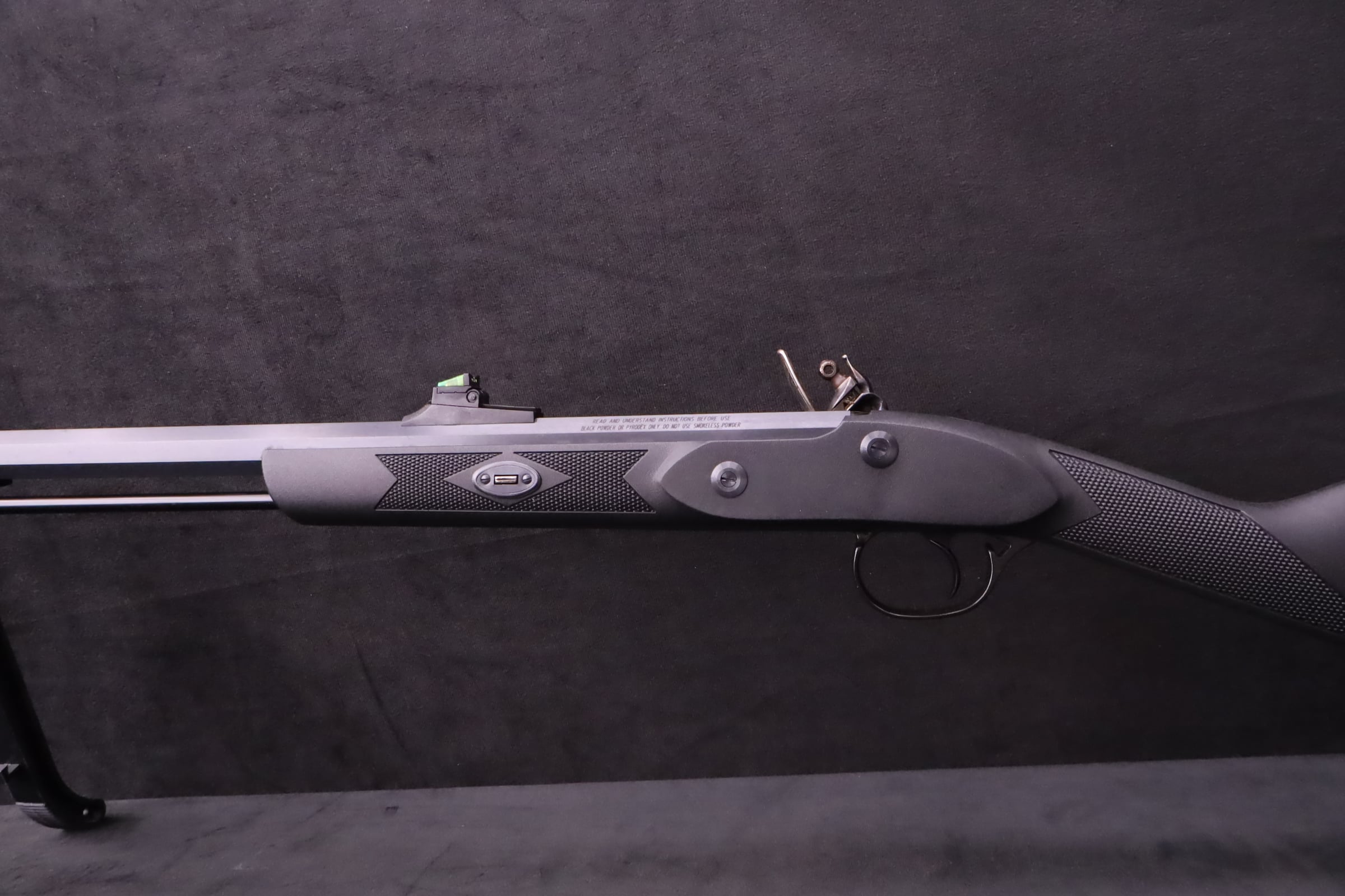 Traditions Deerhunter .50 Cal Flintlock ML 24" Octagonal BBL Fiber Optic-img-7