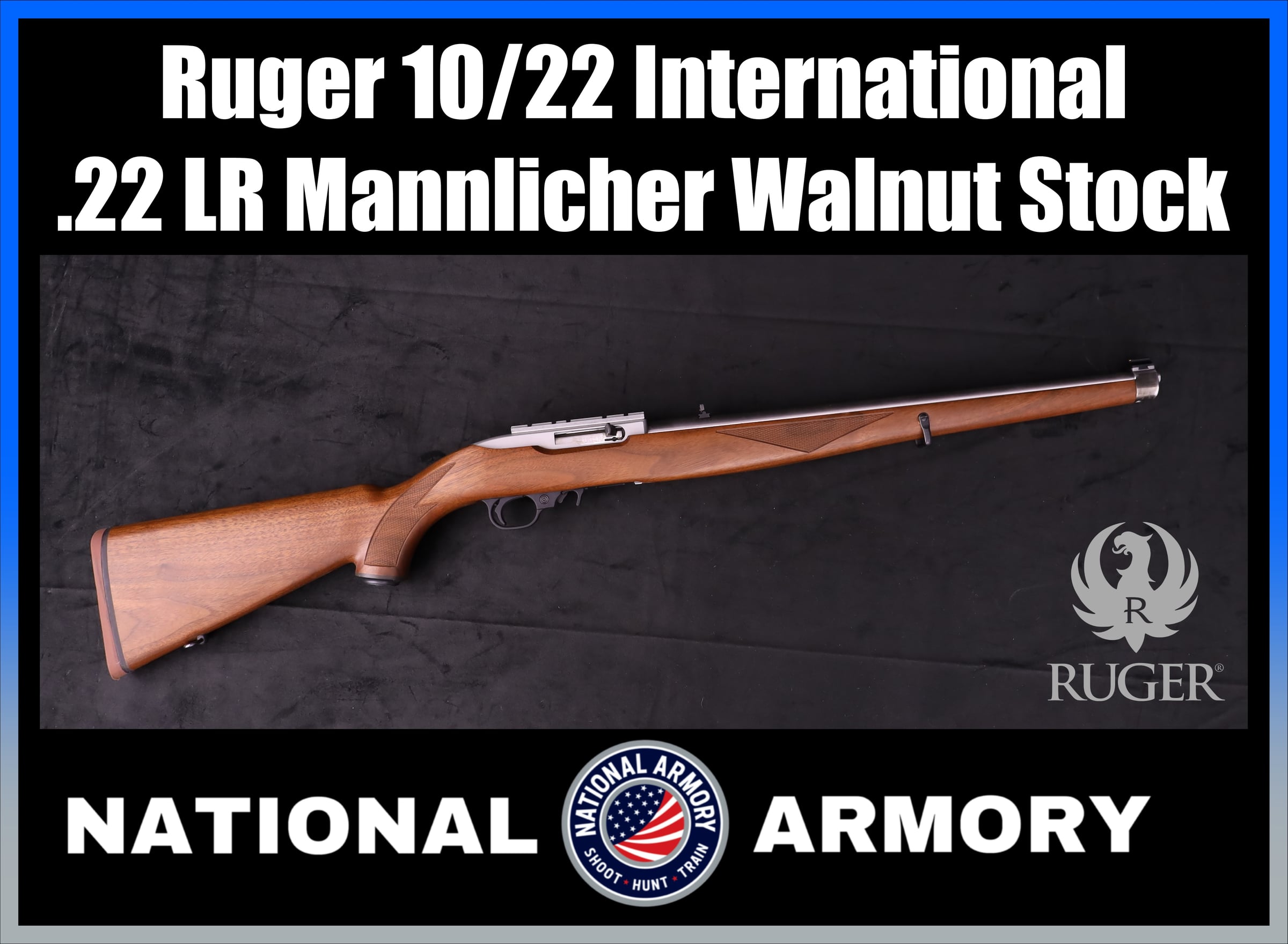 2016 Ruger 10/22 International .22LR Mannlicher Stock-img-0