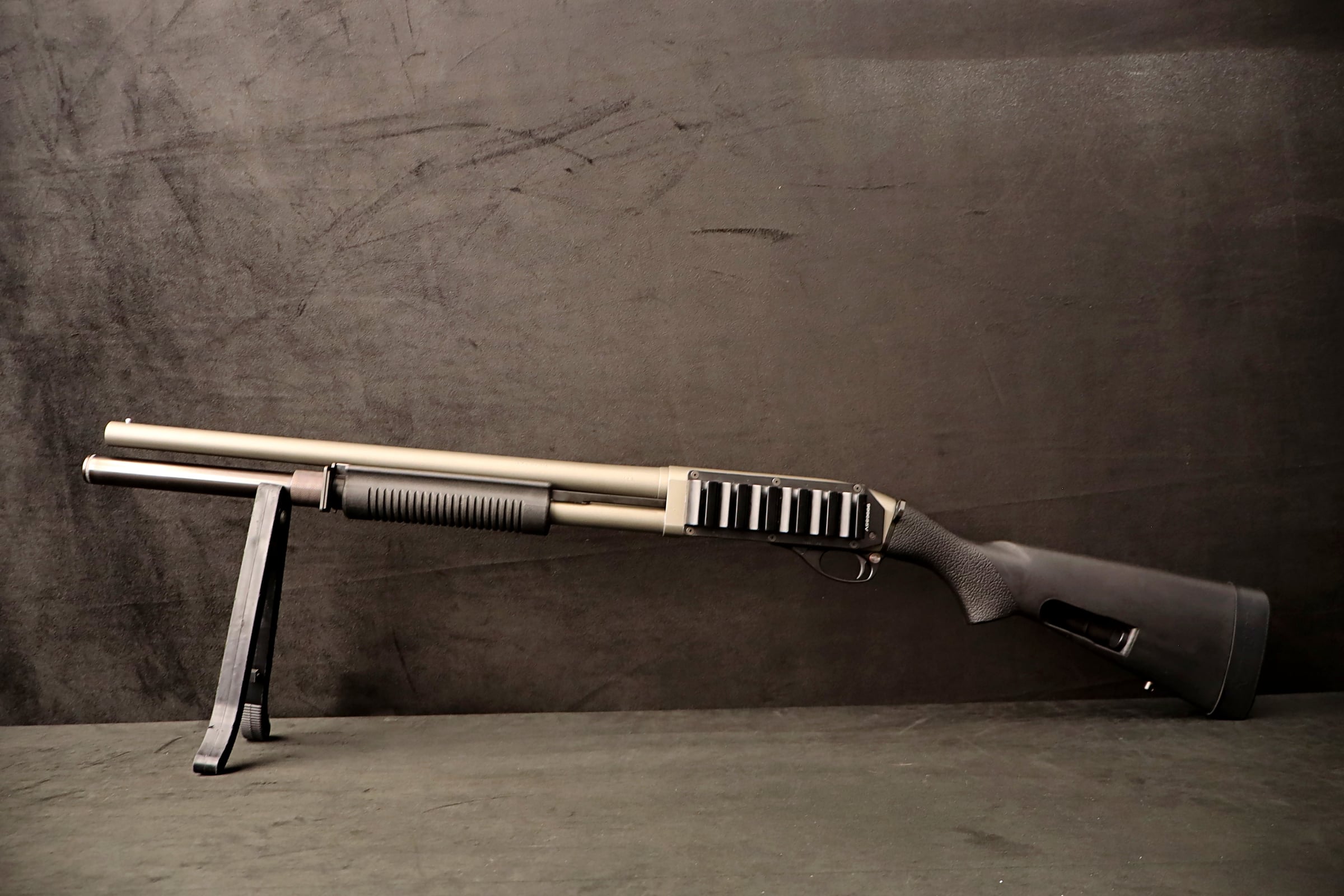1968 Remington 870 Wingmaster 12 Ga Pump Shotgun 18.5" Cerakote Side Saddle-img-9