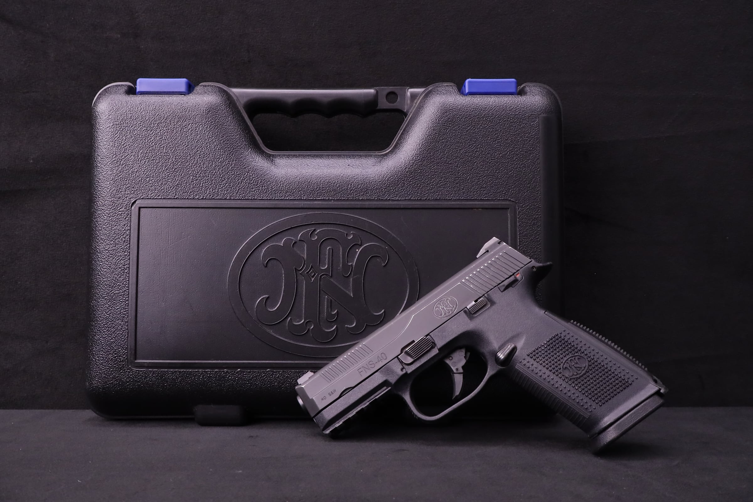 FN FNS-40 .40 S&W 4" BBL w/ Case & 2 Magazines-img-1
