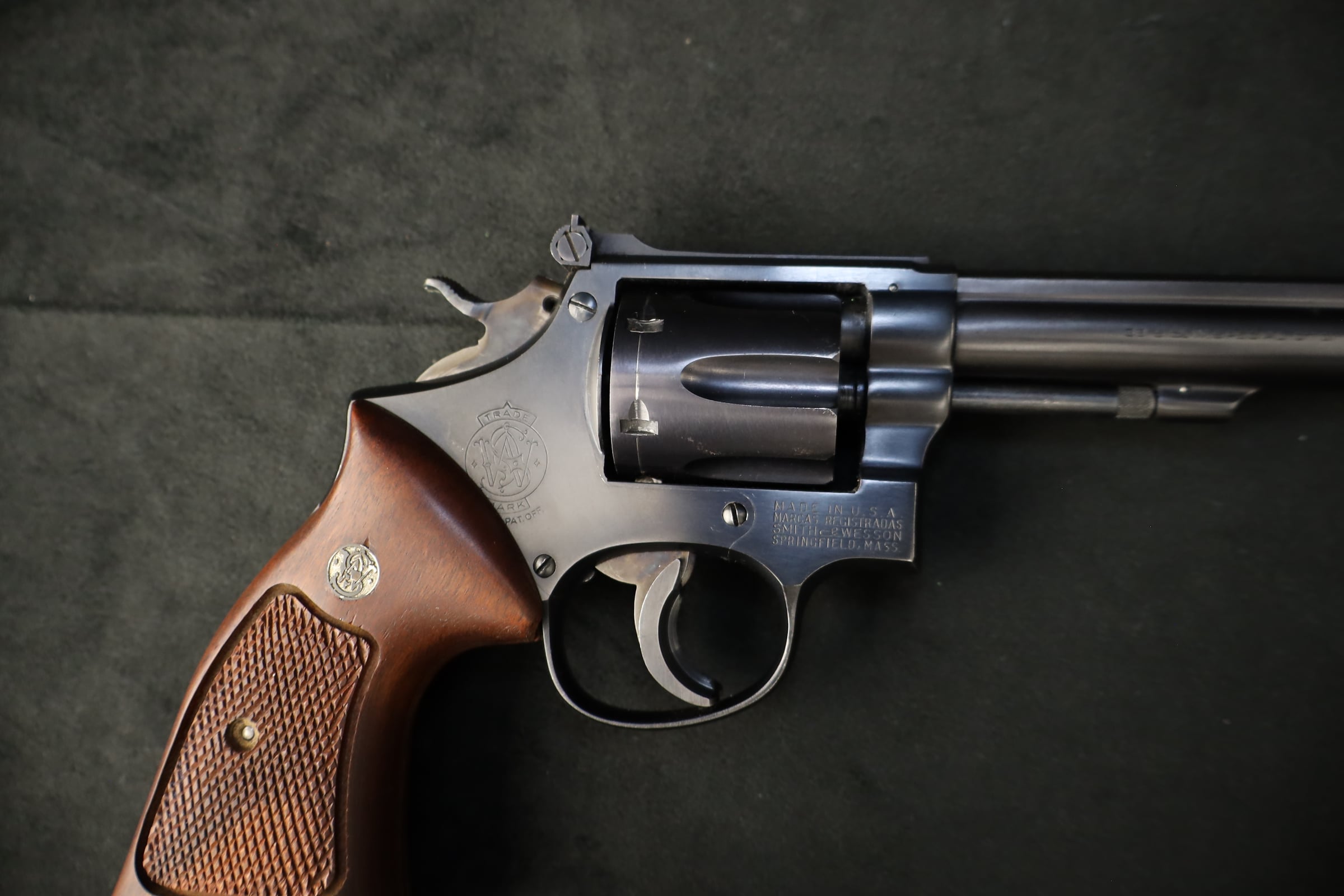 1952 Smith & Wesson K-38 Target Masterpiece .38 Spl 6" 5-Screw Pre-Model 14-img-3