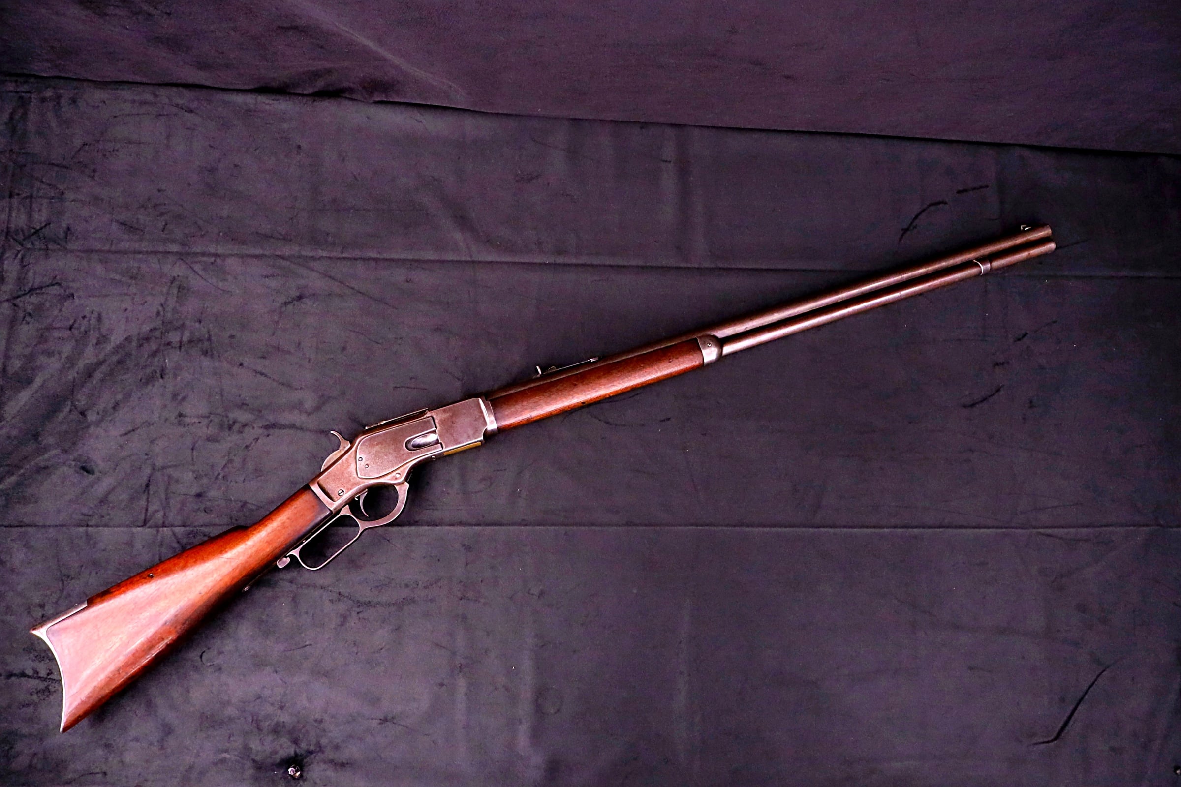 1883 Winchester 1873  .38-40 Special Order Round Barrel & Set Trigger-img-2