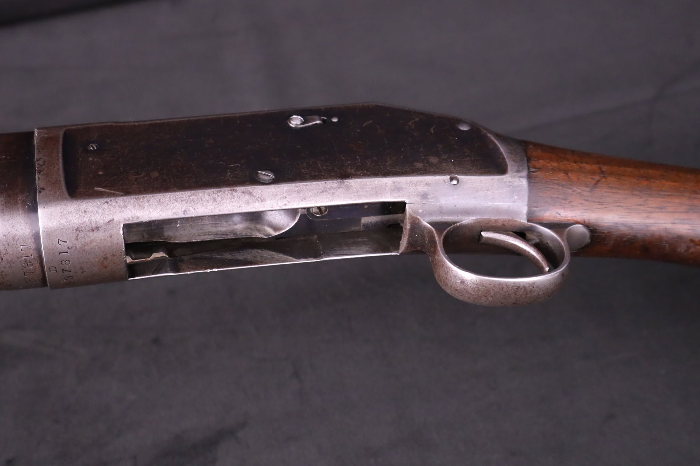 1907 Winchester 1897 Takedown 12 GA 18.5" Outlaw Cut Pump Shotgun Slam Fire-img-22